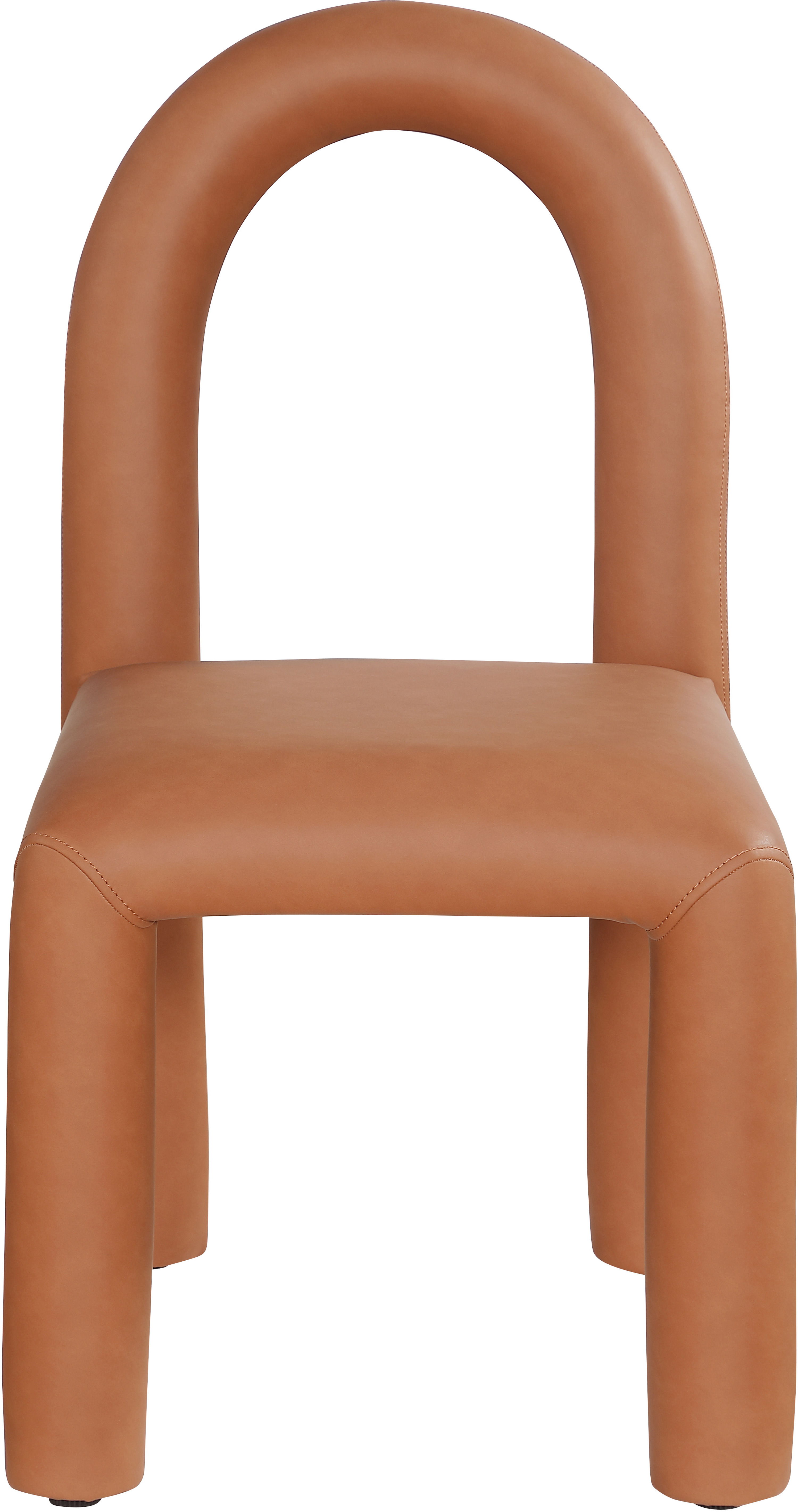 Amari - Faux Leather Dining Chair (Set of 2) - Cognac