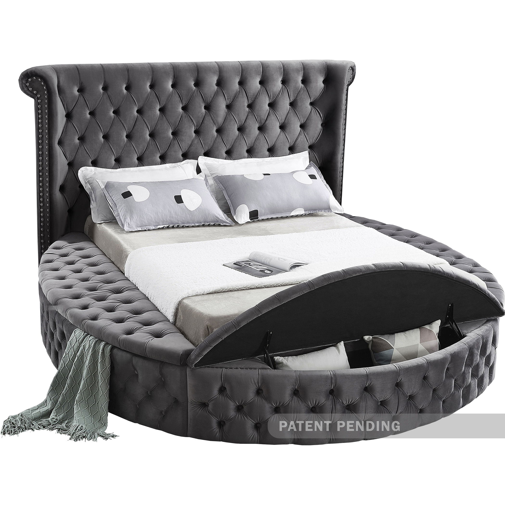 Luxus - Queen Bed - Gray