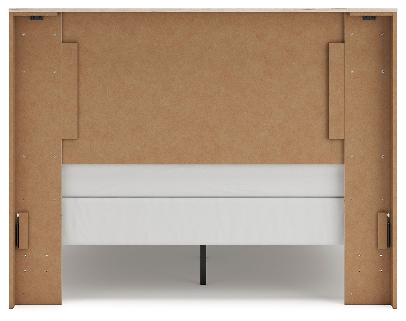 Ashley Furniture Lawroy - 5 Pc. - Dresser, Mirror, Queen Panel Bed - Light Natural - Image 11