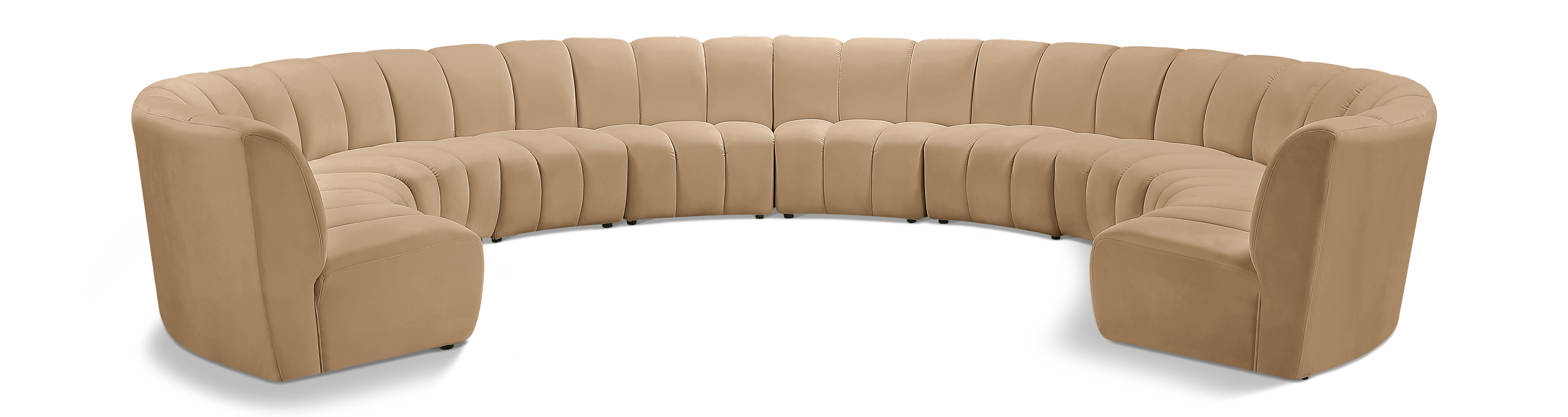 Infinity - 10 Piece Modular Sectional - Camel
