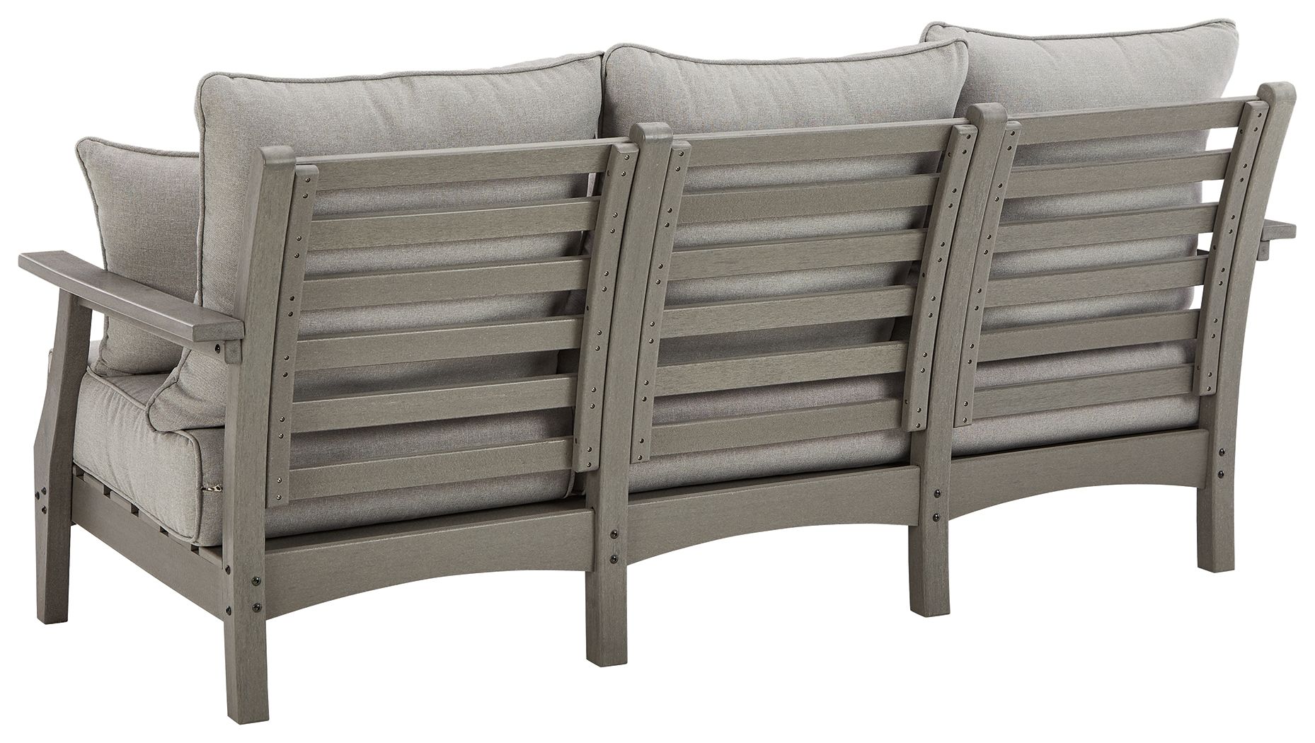 Ashley Furniture Visola - Sofa with Cushion - Gray - Image 6