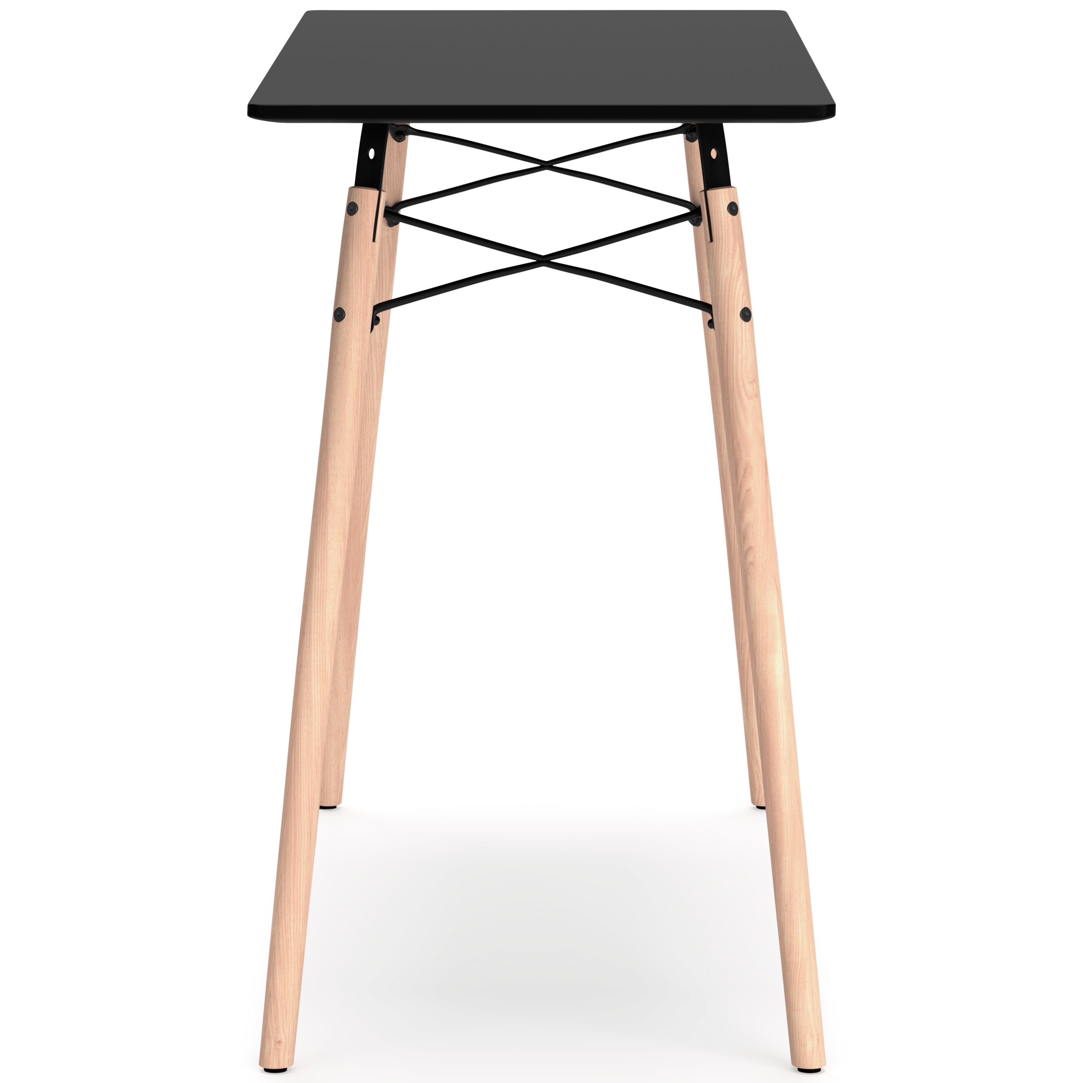Ashley Furniture Jaspeni - Home Office Desk - Black / Natural - Image 5