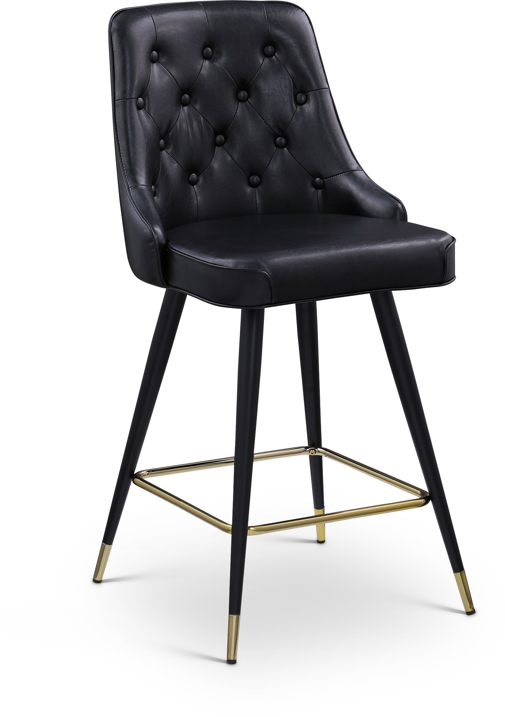 Portnoy - Counter Bar Stool (Set of 2) - Black
