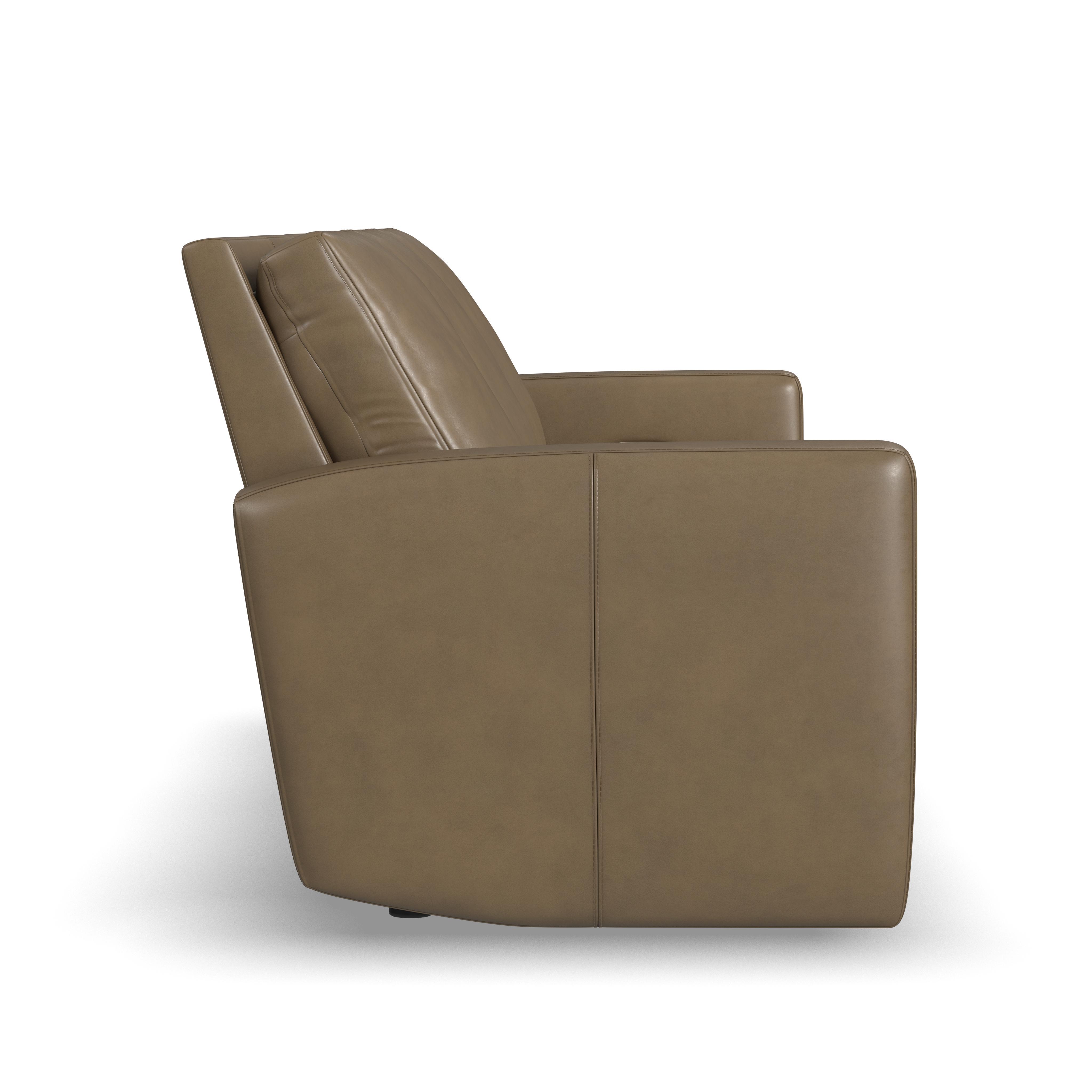 Aria - Power Reclining Sofa - Fawn, light brown, view 3