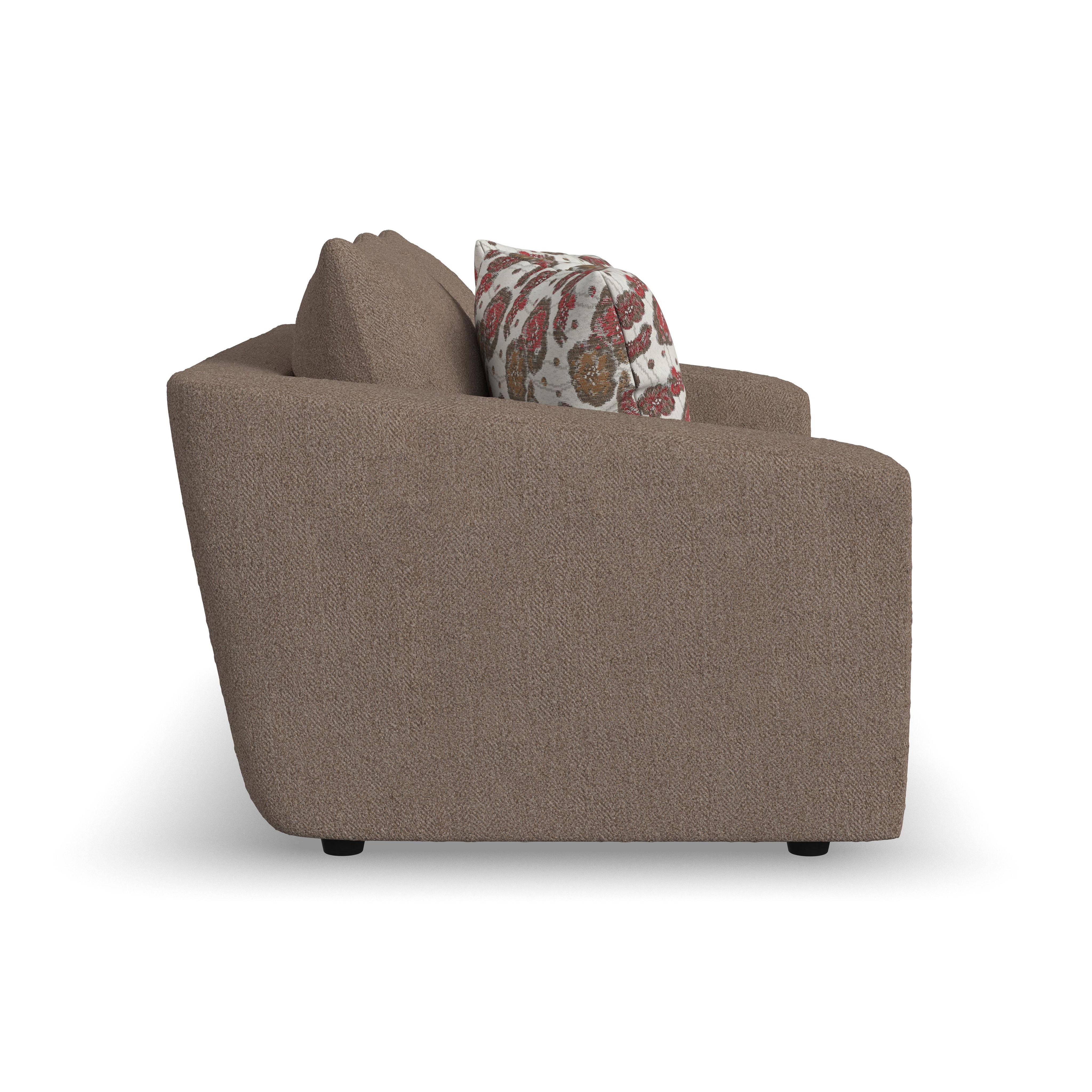 Chevy - Fabric Loveseat - Brown, light brown, view 5