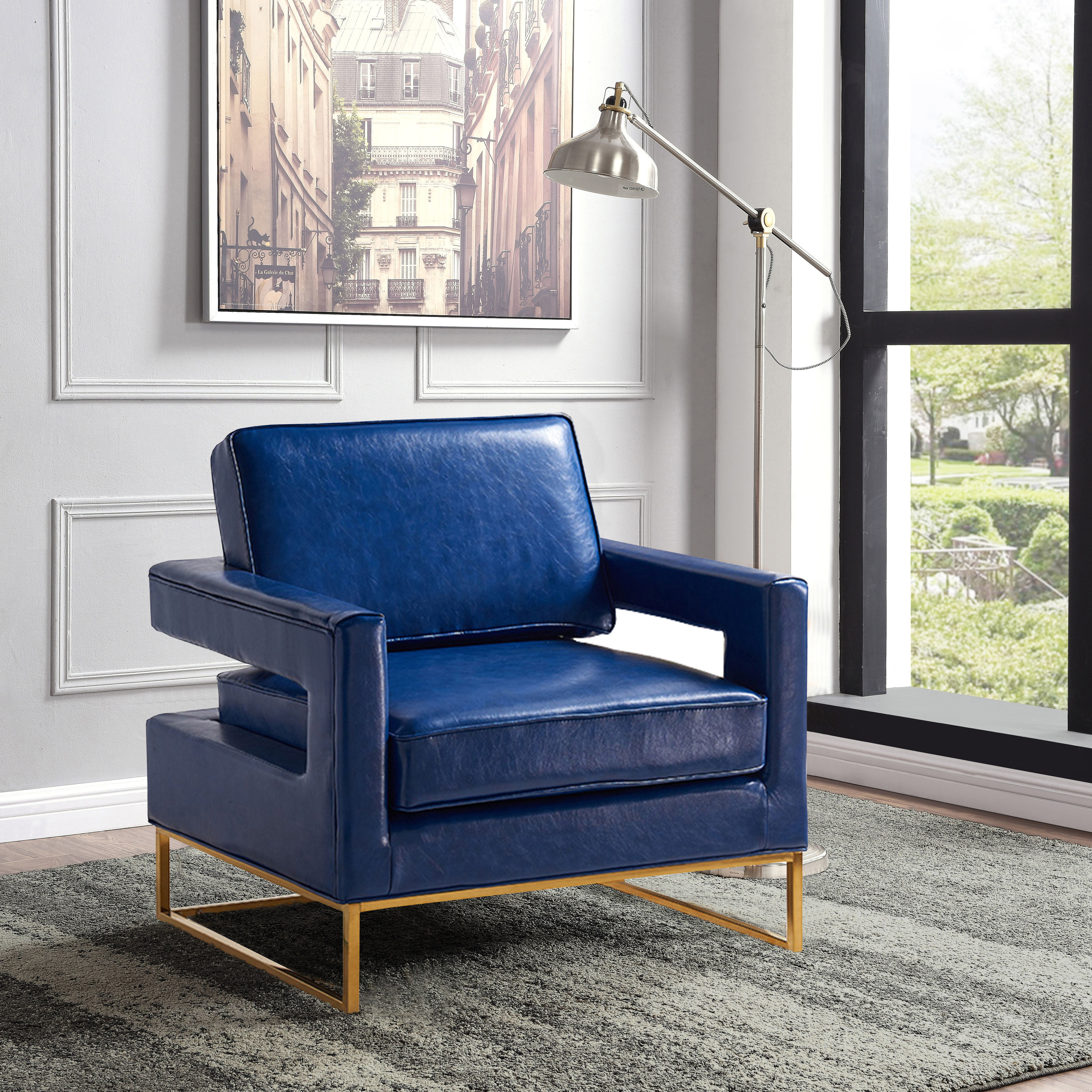 Amelia - Accent Chair - Navy