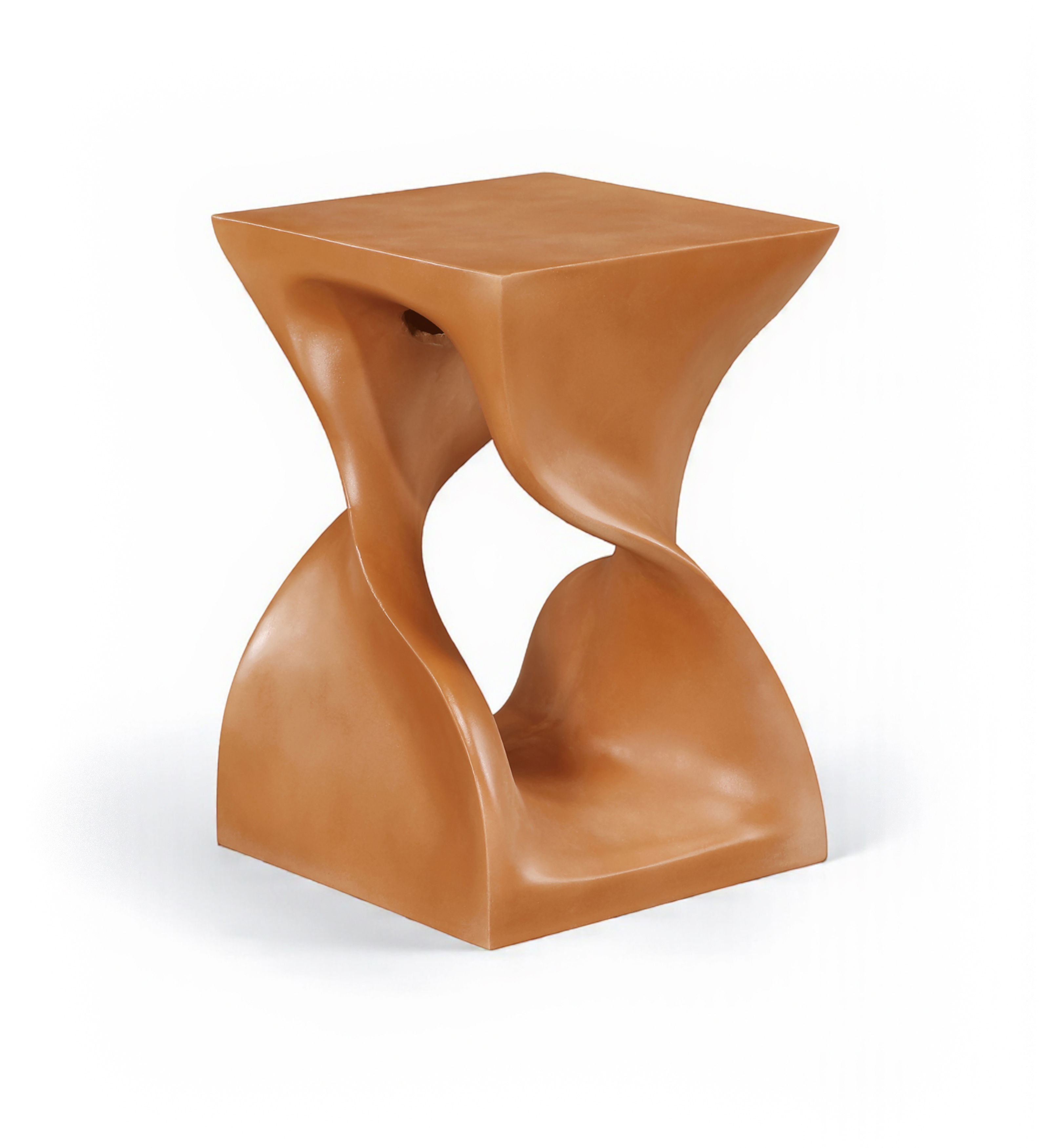 Jula - Concrete End Table - Terracotta