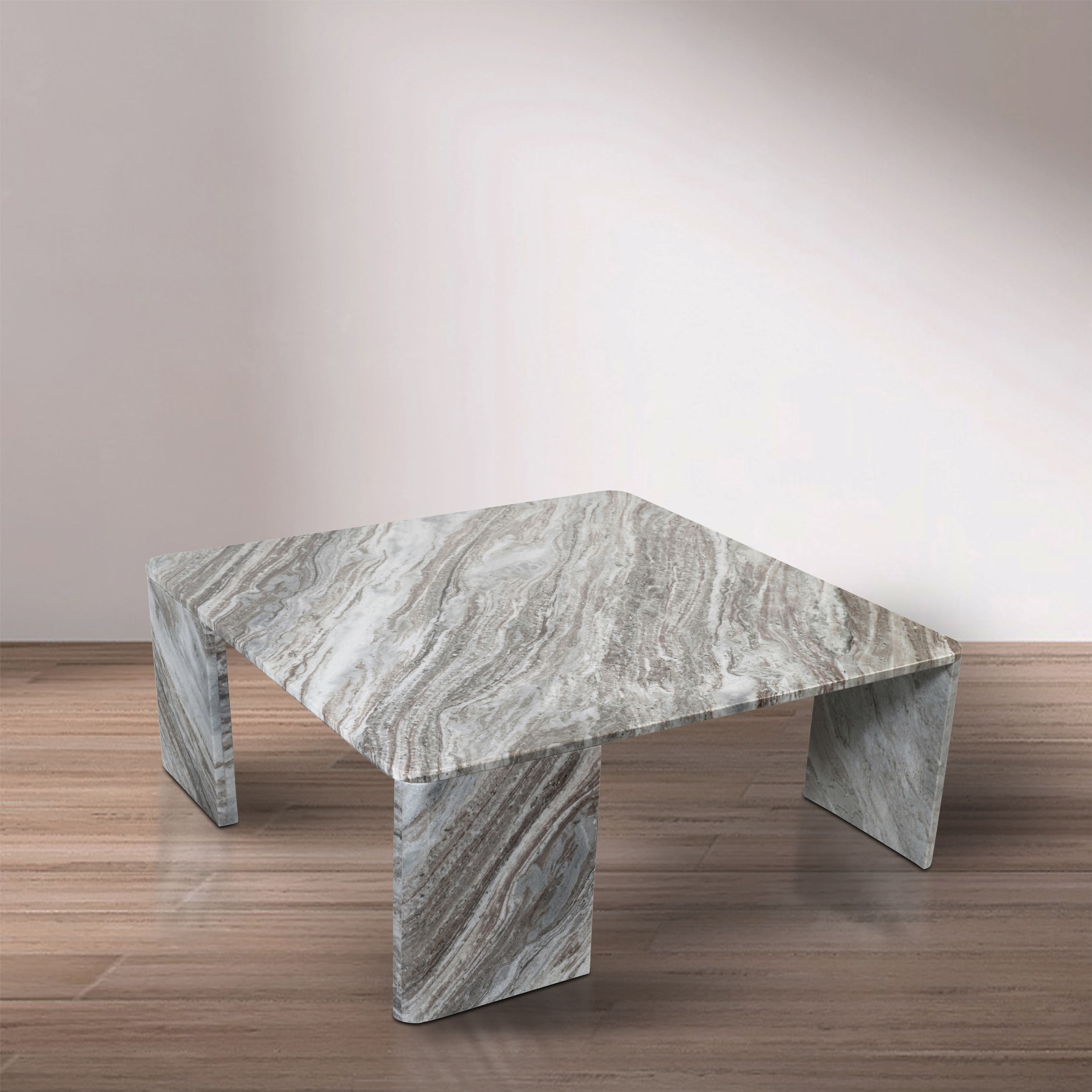 Livorno - Coffee Table - Brown / Light Gray
