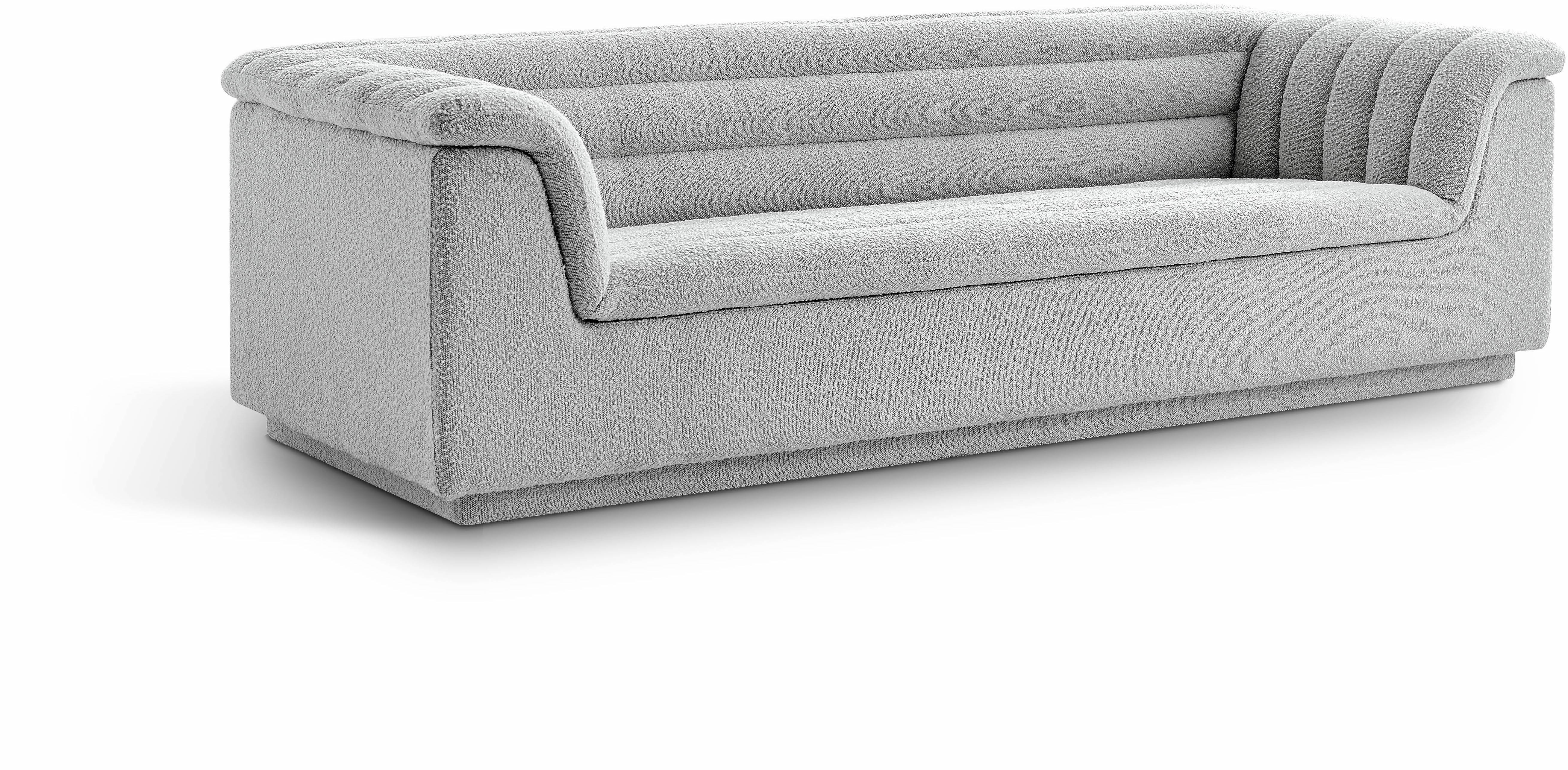 Cascade - Boucle Sofa - Gray