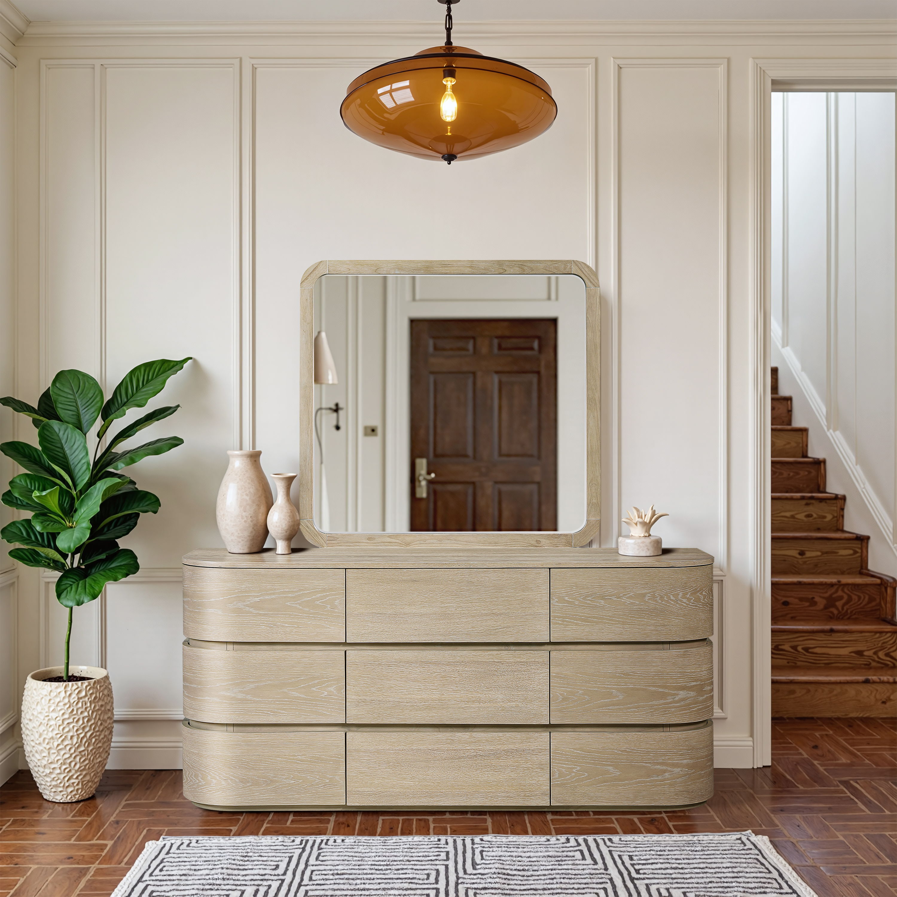 Annalise - Solid Wood Dresser - Natural