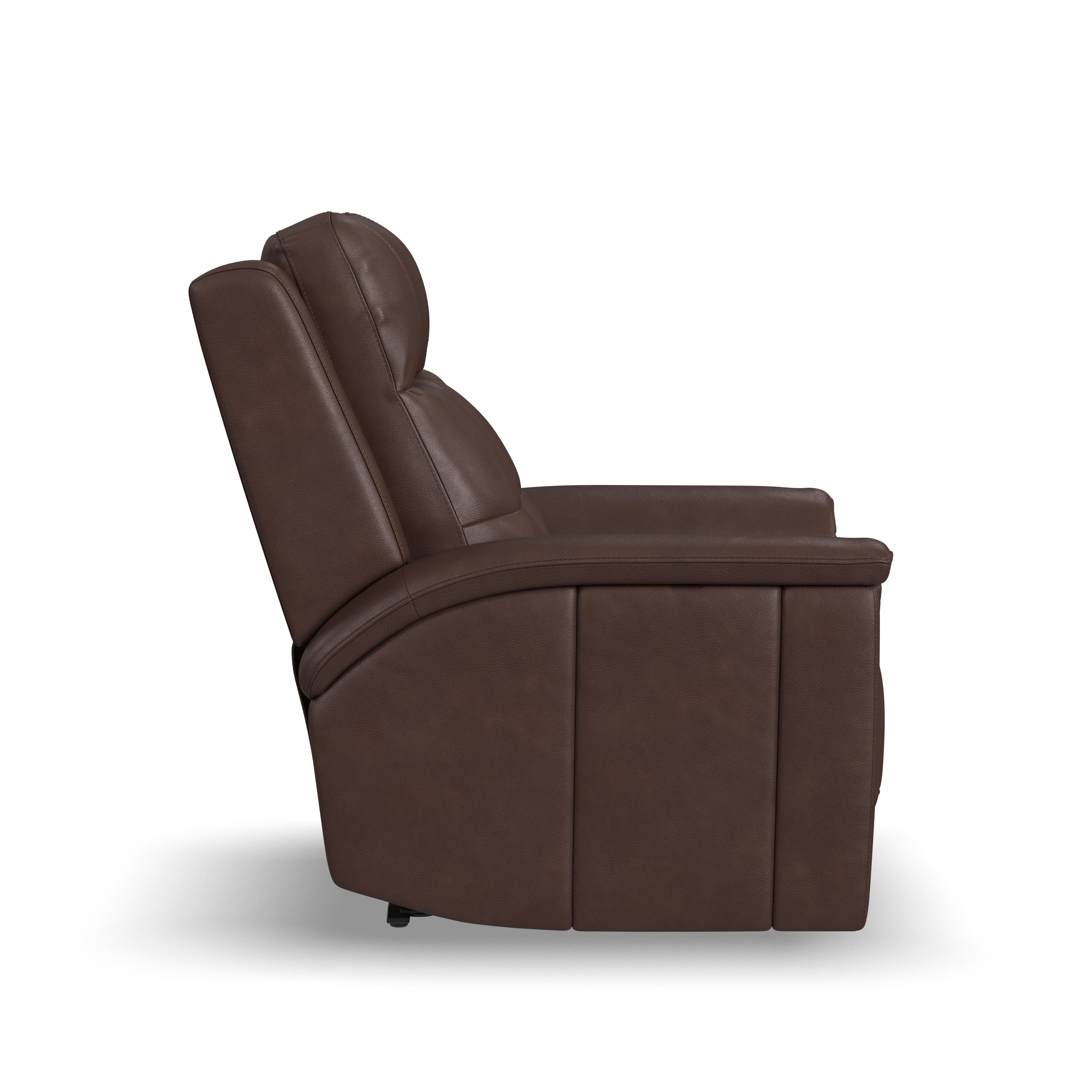 Ranger - Power Recliner With Power Headrest, Lumbar, Heat & Massage - Dark Brown, dark brown, view 3