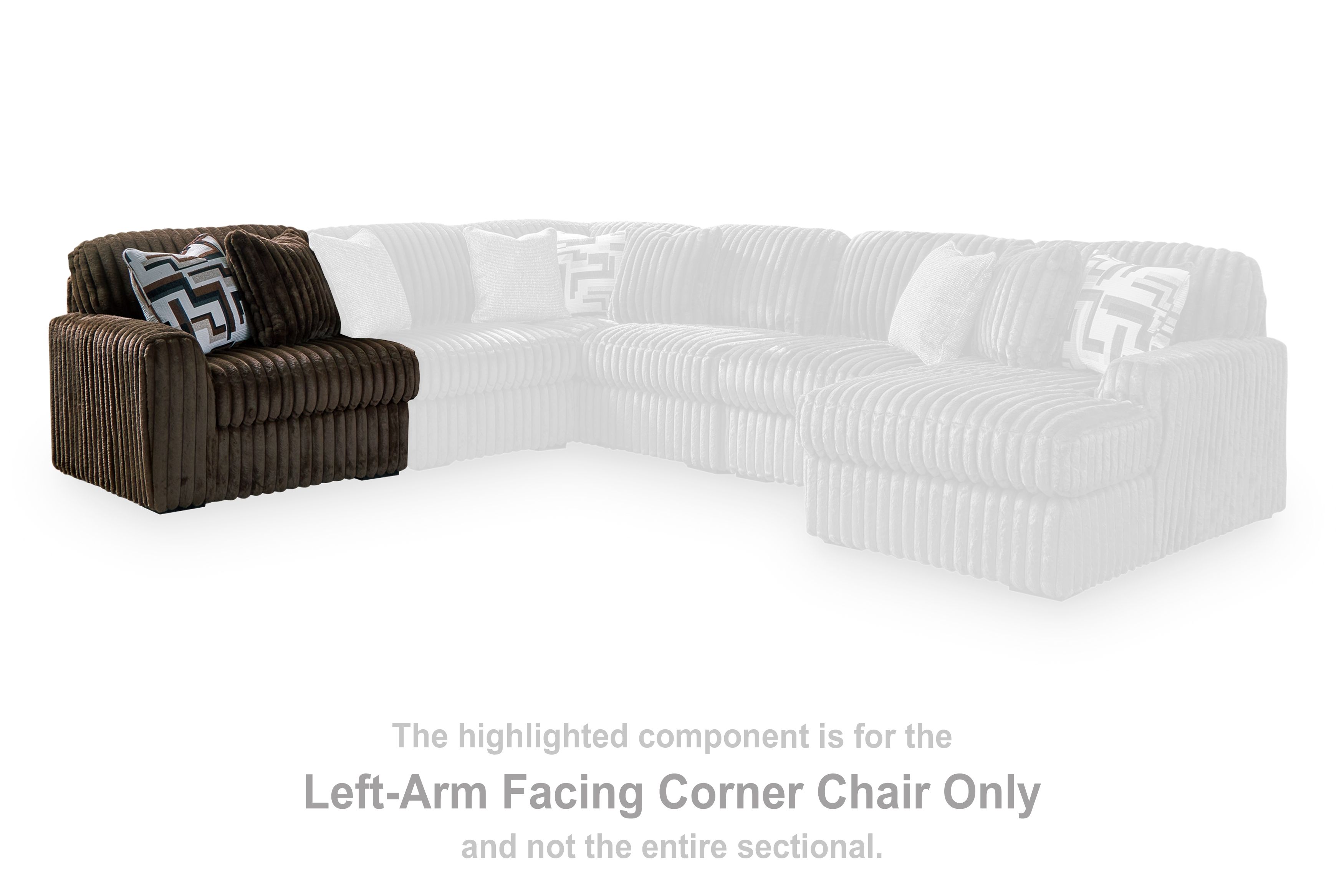 Midnight-Madness - LAF Corner Chair - Chocolate