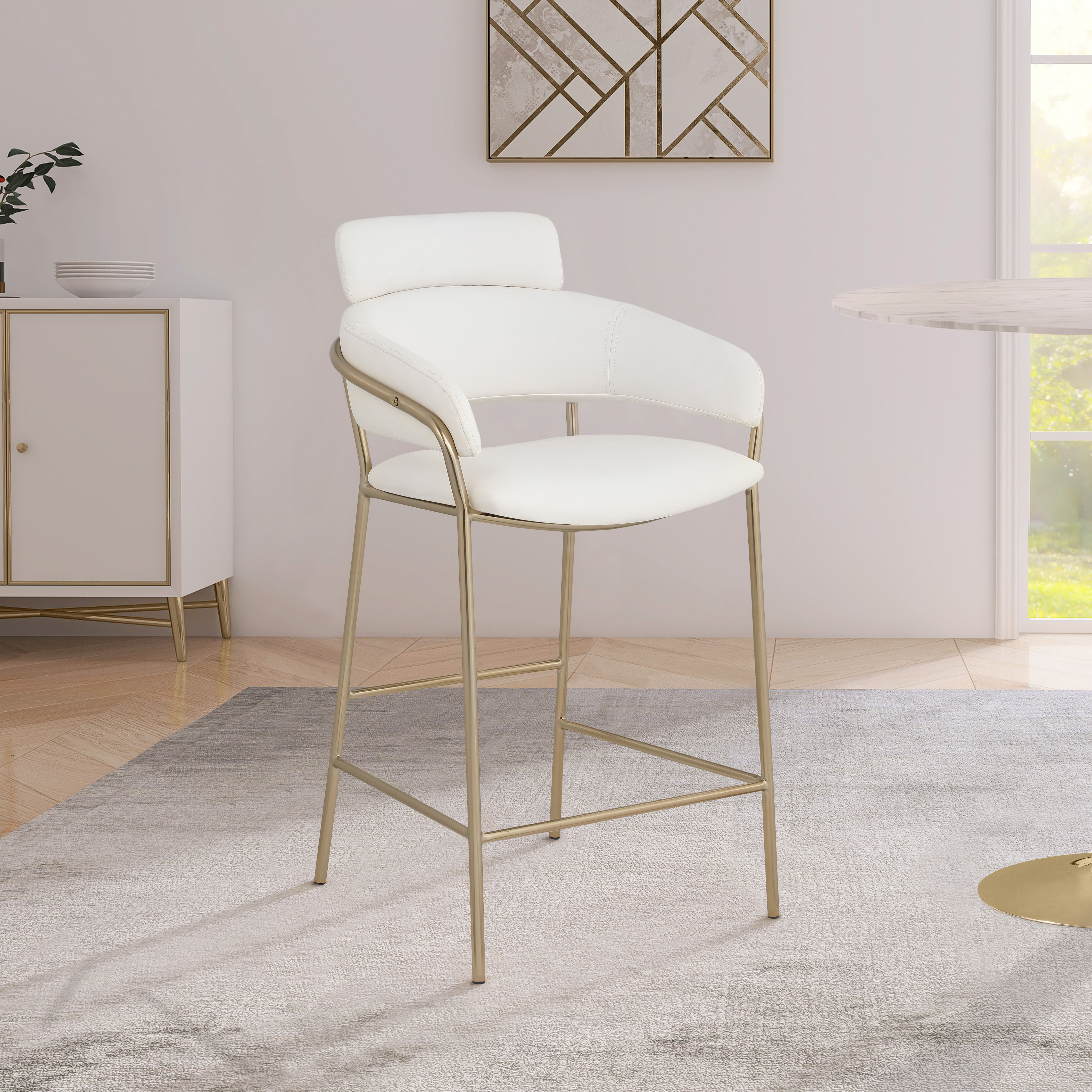 Yara - Counter Stool - Cream