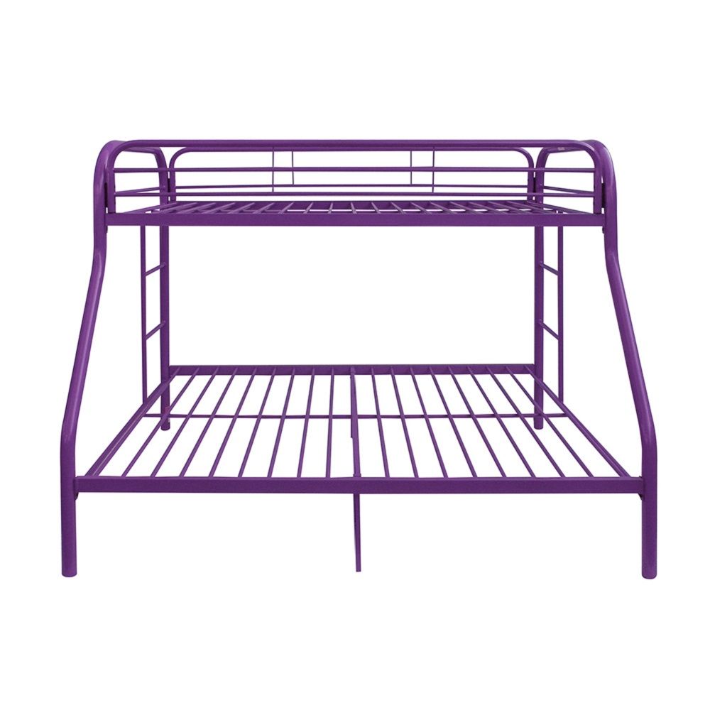 Tritan - Twin Over Full Bunk Bed - Purple, purple, view 5