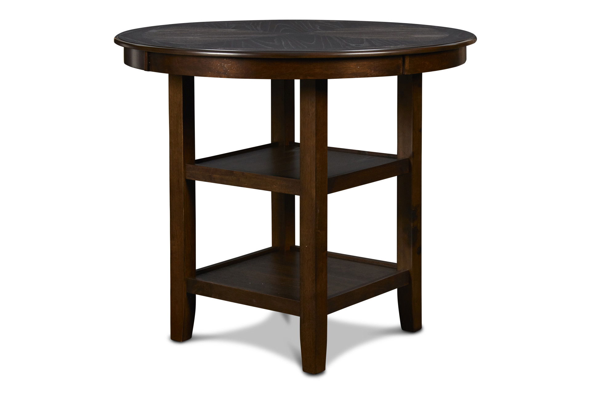 Gia - 5 Piece Round Counter Dining Set - Cherry