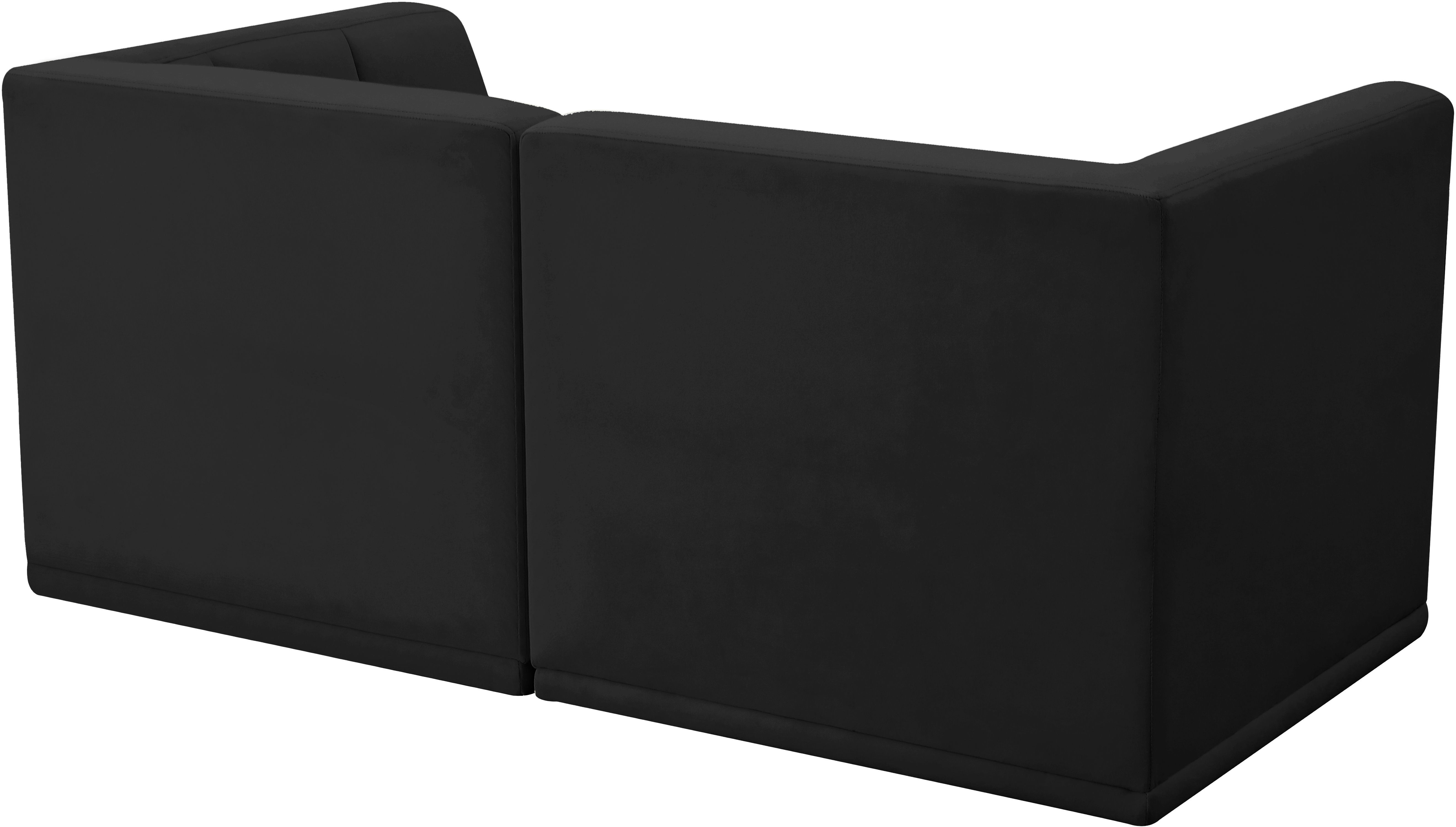Relax - 2 Piece Modular Sofa - Black