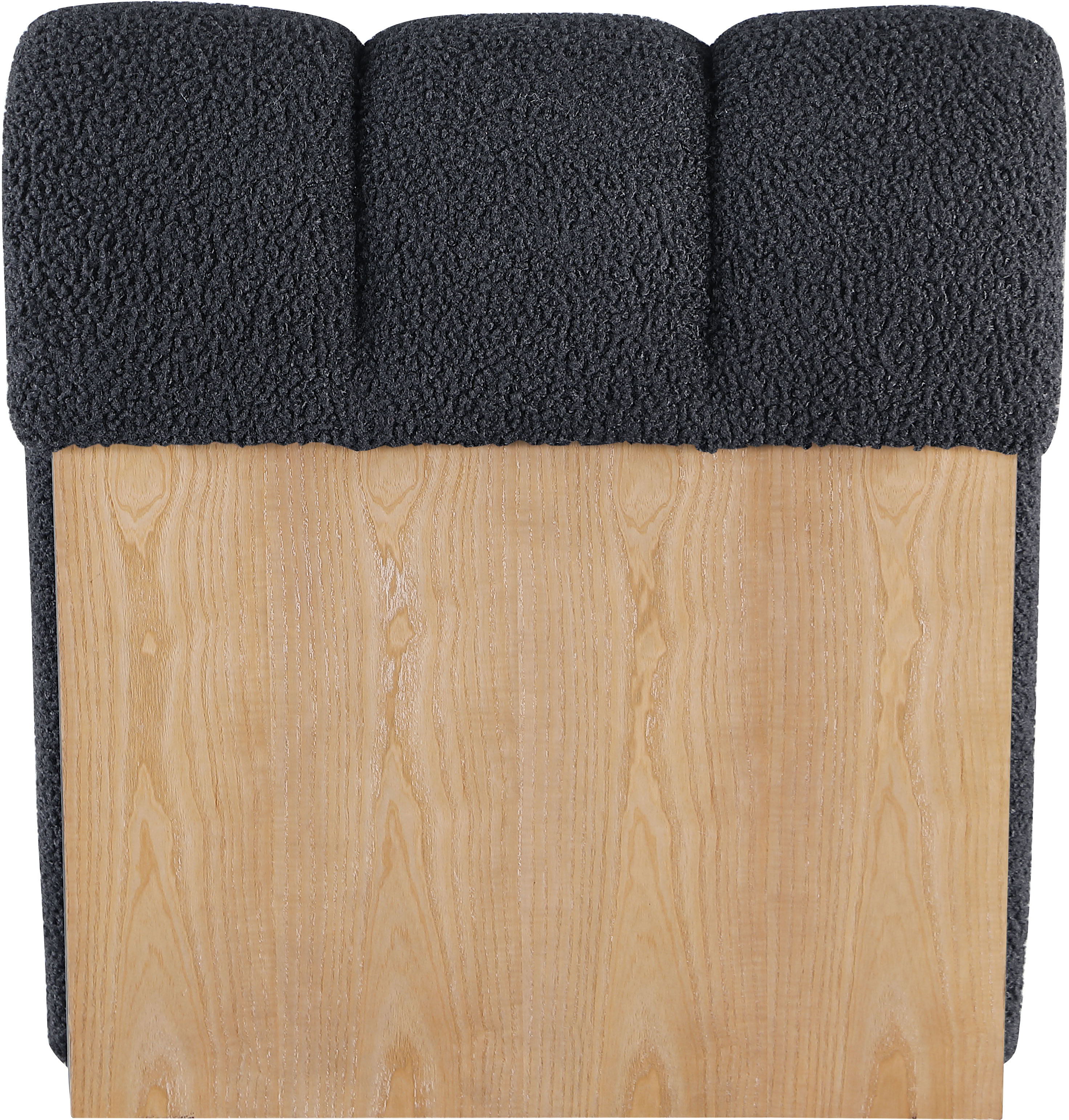 Swoon - Accent Chair With Natural Base - Black
