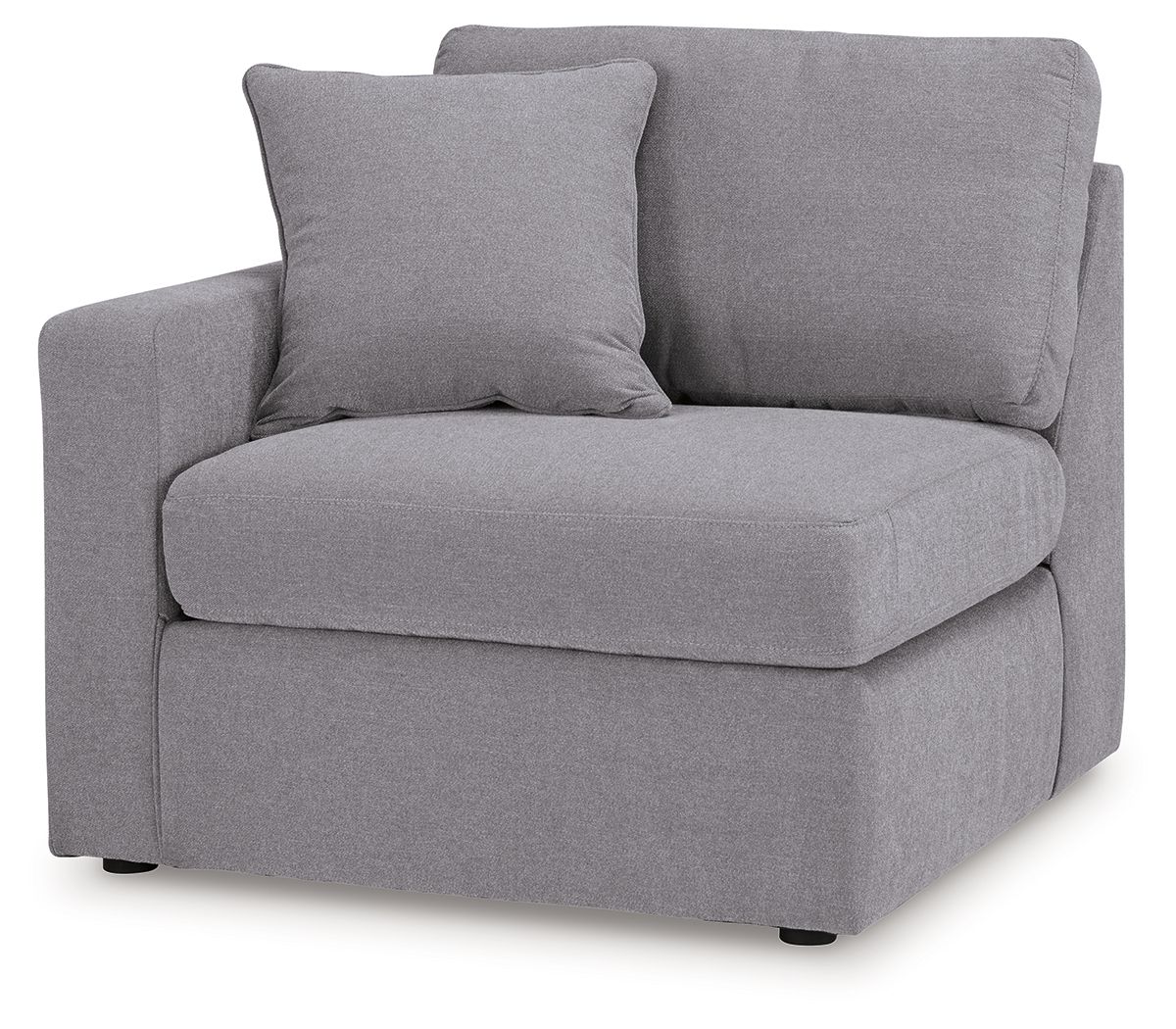 Ashley Furniture Modmax - 3-Piece Sectional With Audio System Console - Granite - Image 3