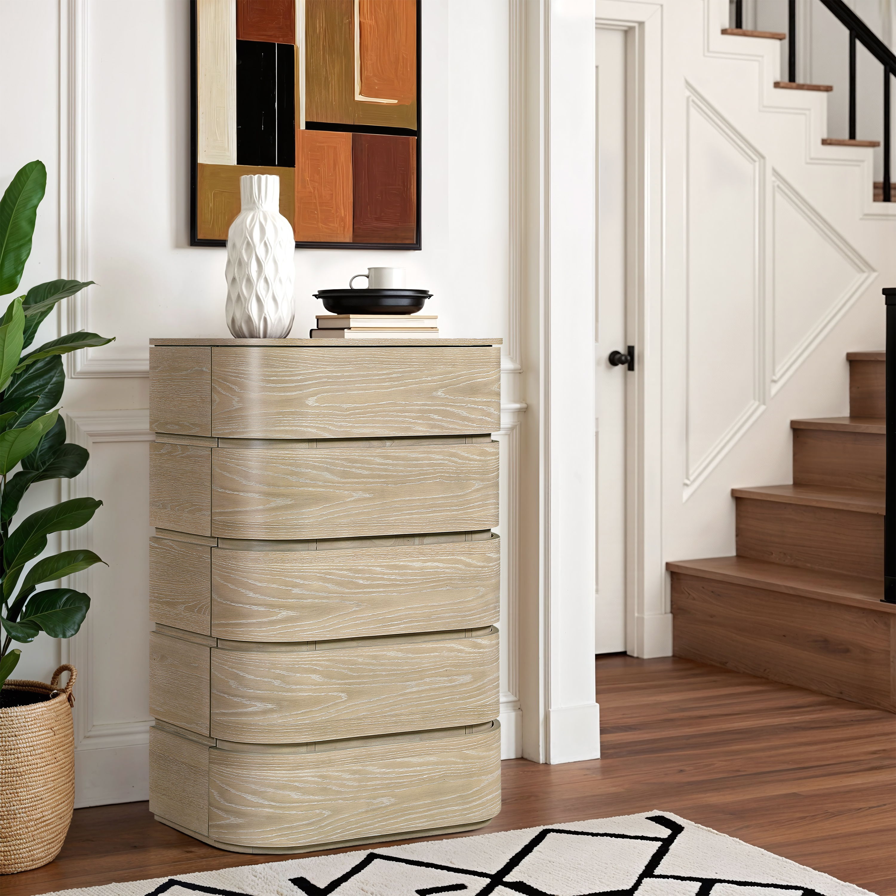 Annalise - Solid Wood Chest - Natural