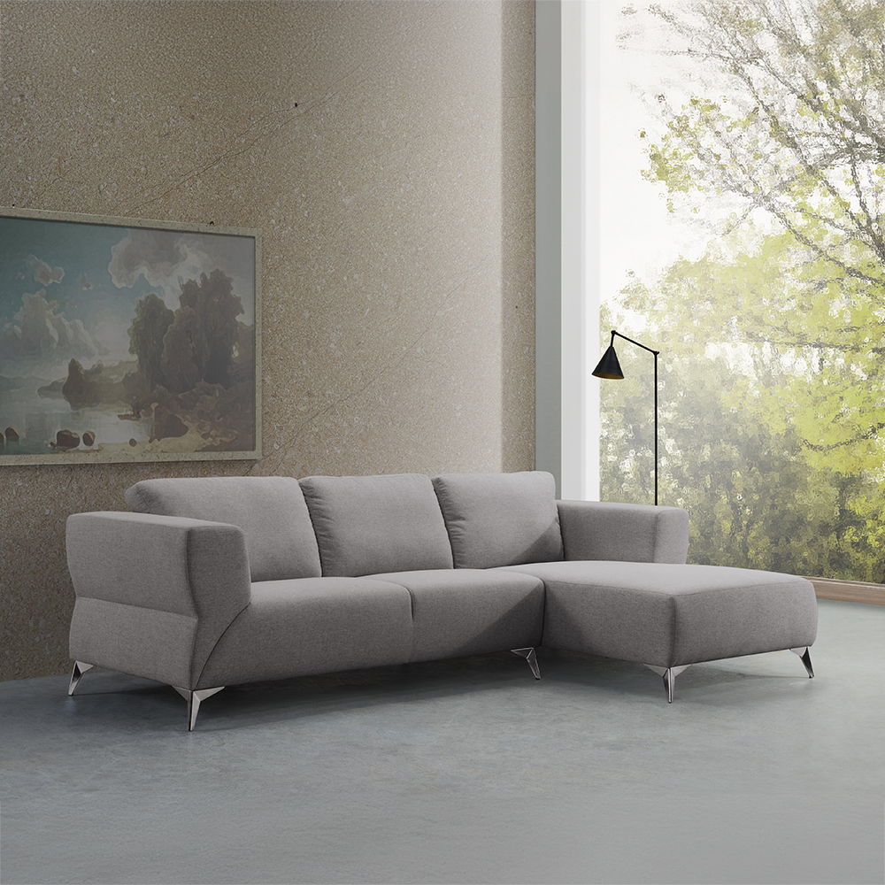 Josiah - Sectional Sofa - Sand Fabric, beige, view 3