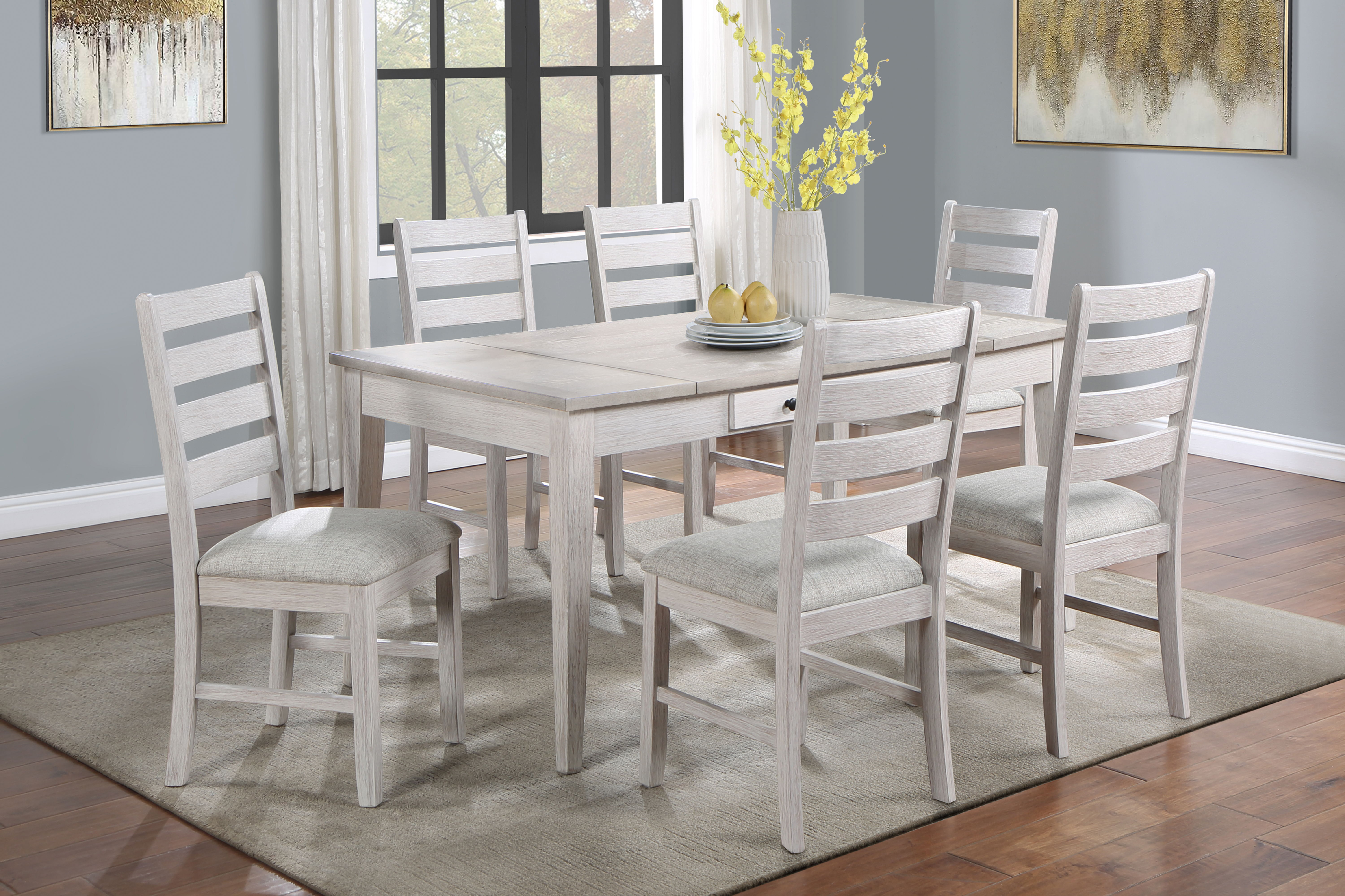 Echo - Dining Chair (Set of 2) - Driftwood, light gray, view 8