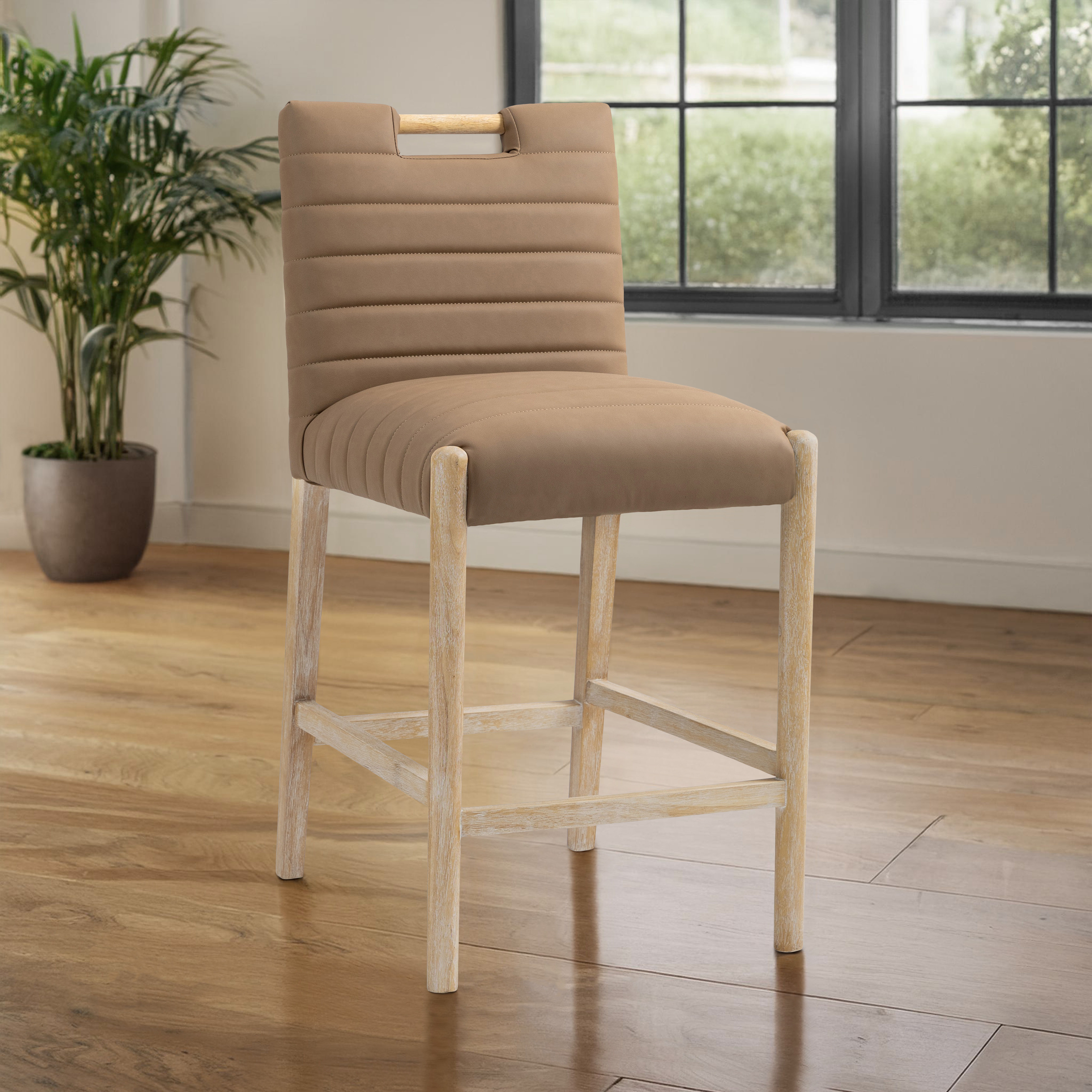 Aimee - Counter Stool - Brown
