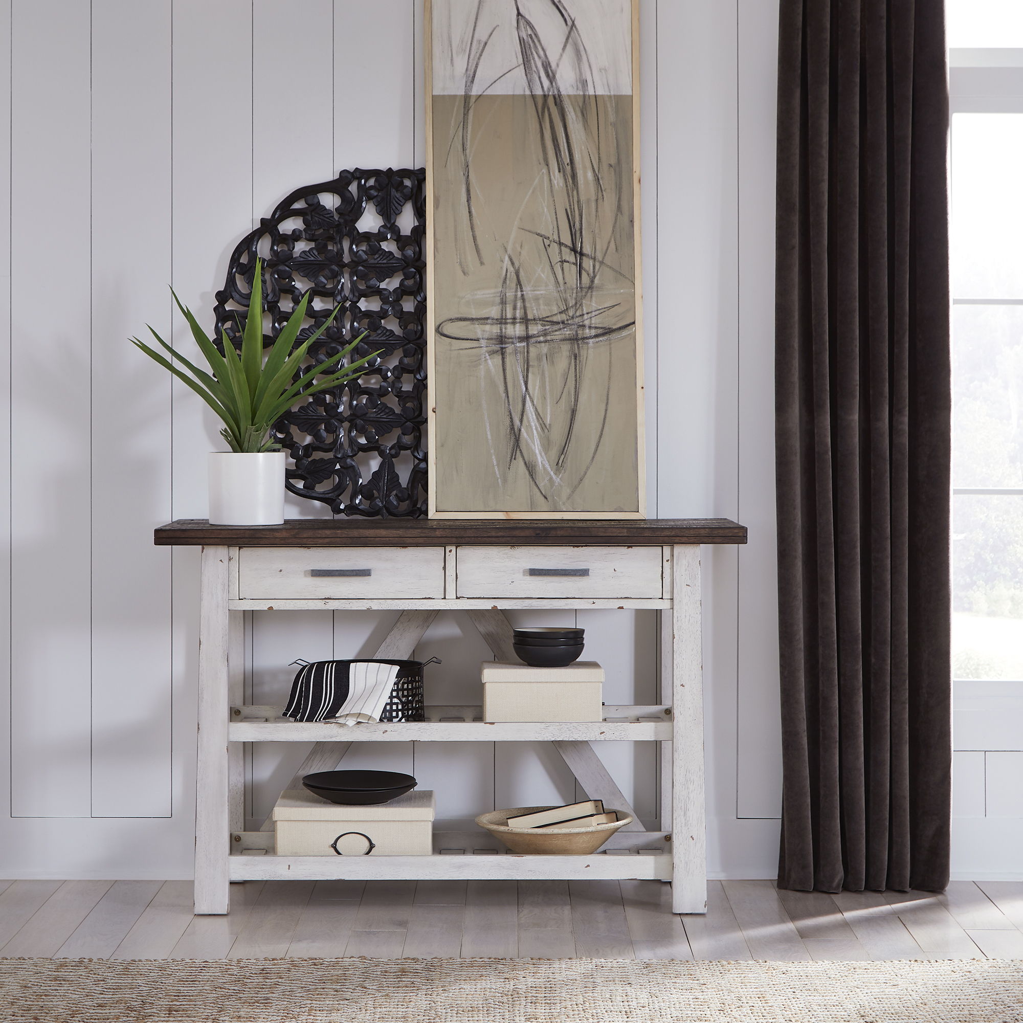 Liberty Furniture Farmhouse - Server - White