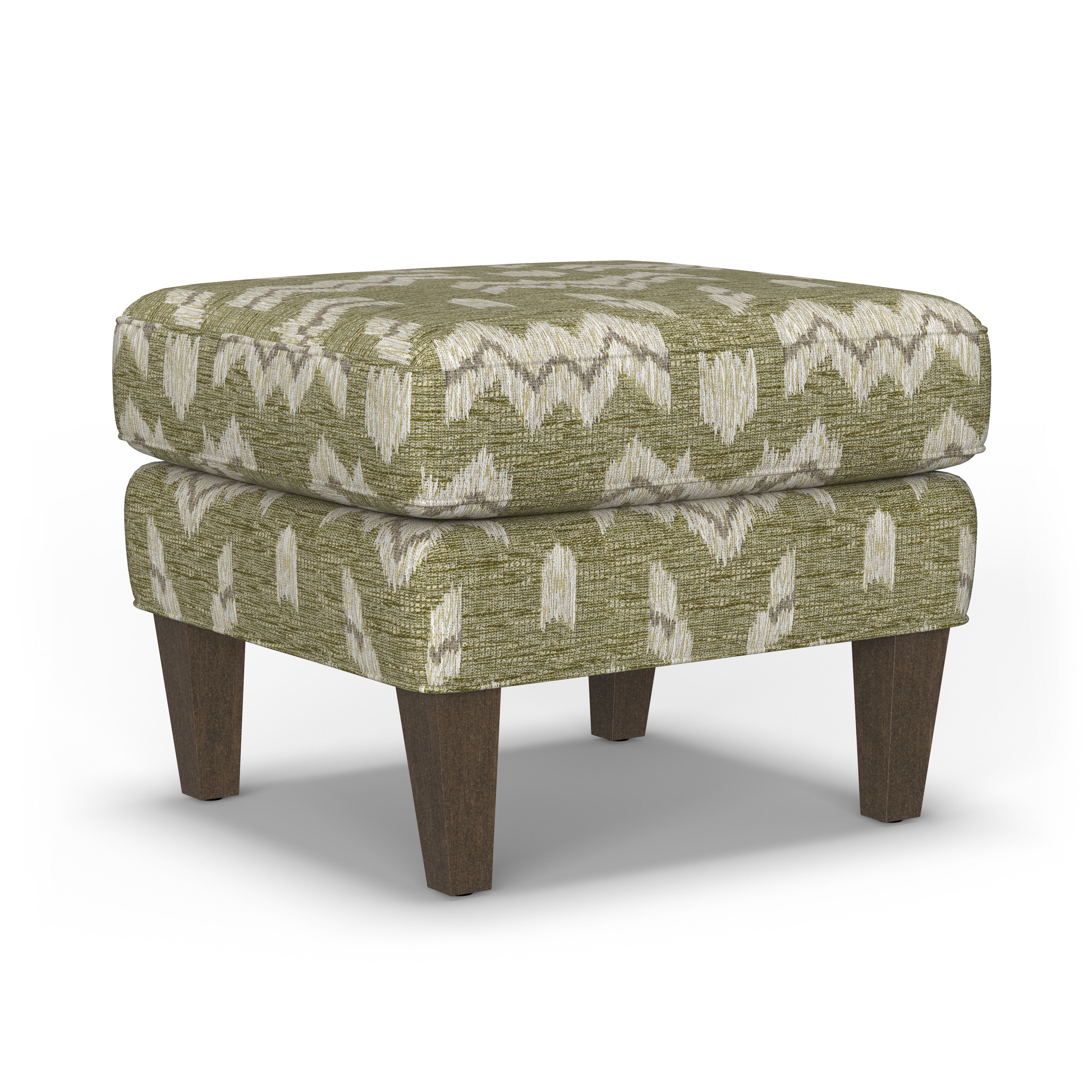 Ace - Fabric Ottoman, beige, view 2