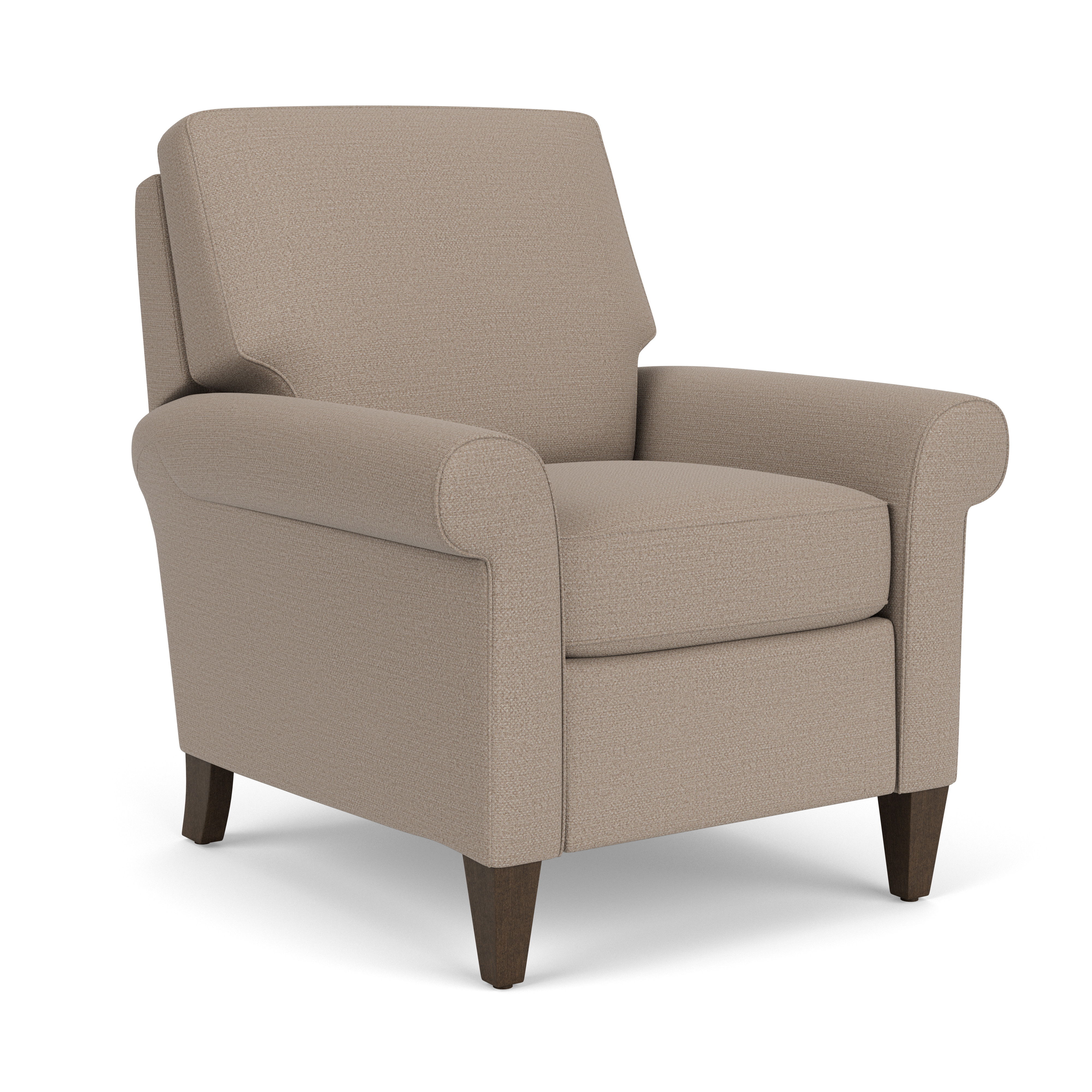 Westside - Fabric High-Leg Recliner, beige