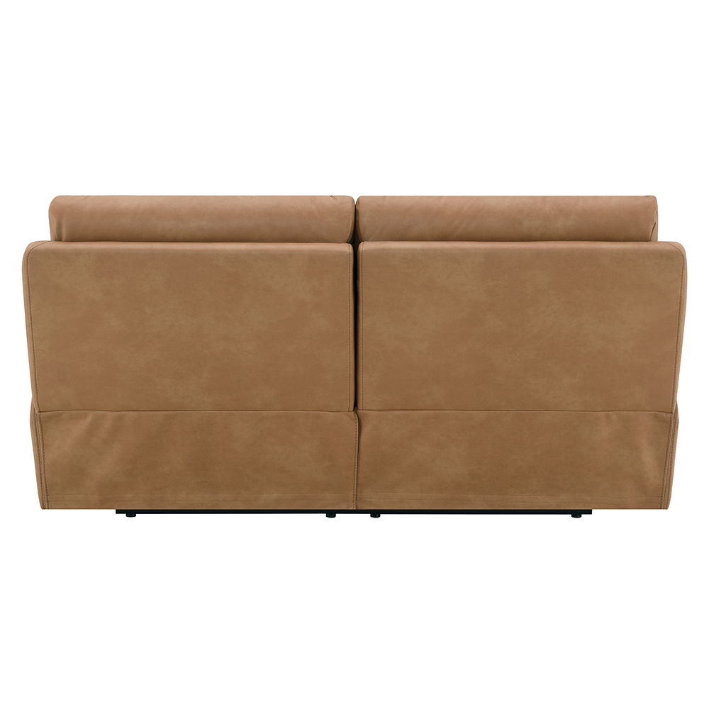 Chavis - Power Motion Loveseat With USB & Power Headrest - Brown, light brown, view 5