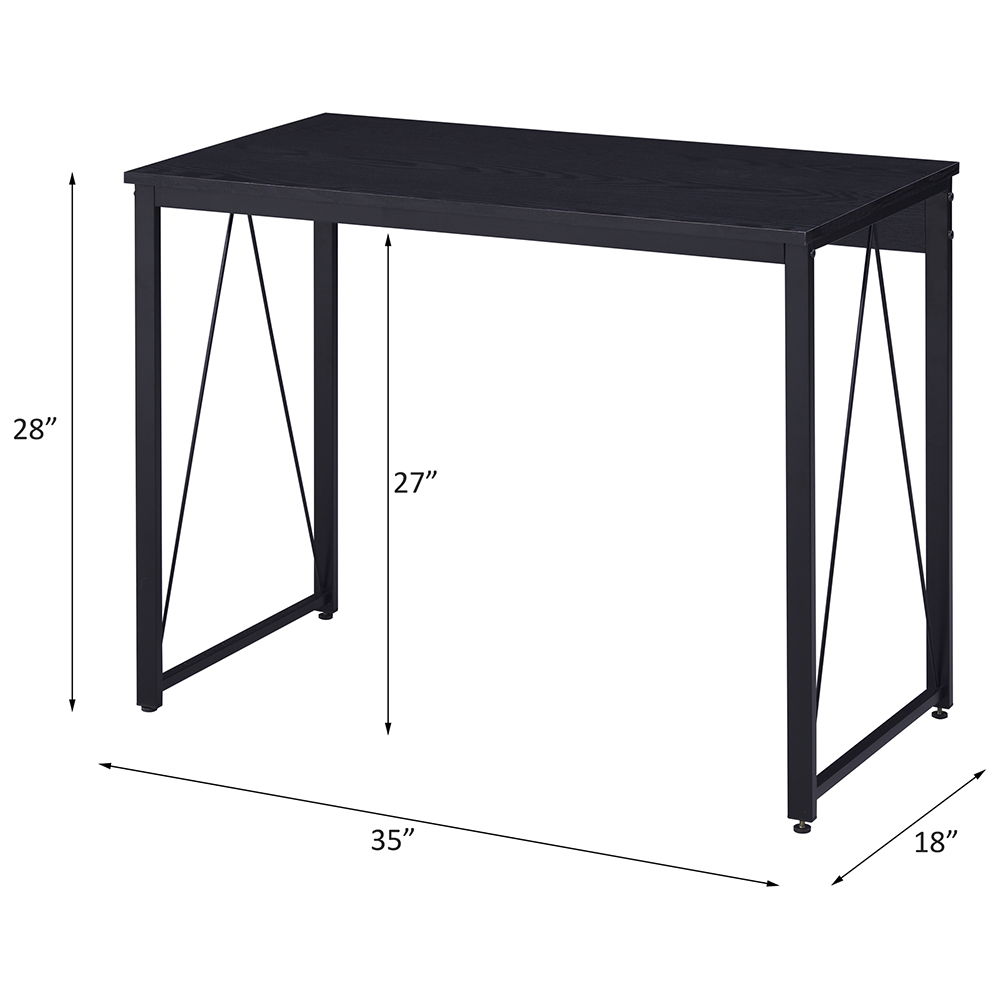Zaidin - Writing Desk - Black, black, view 6