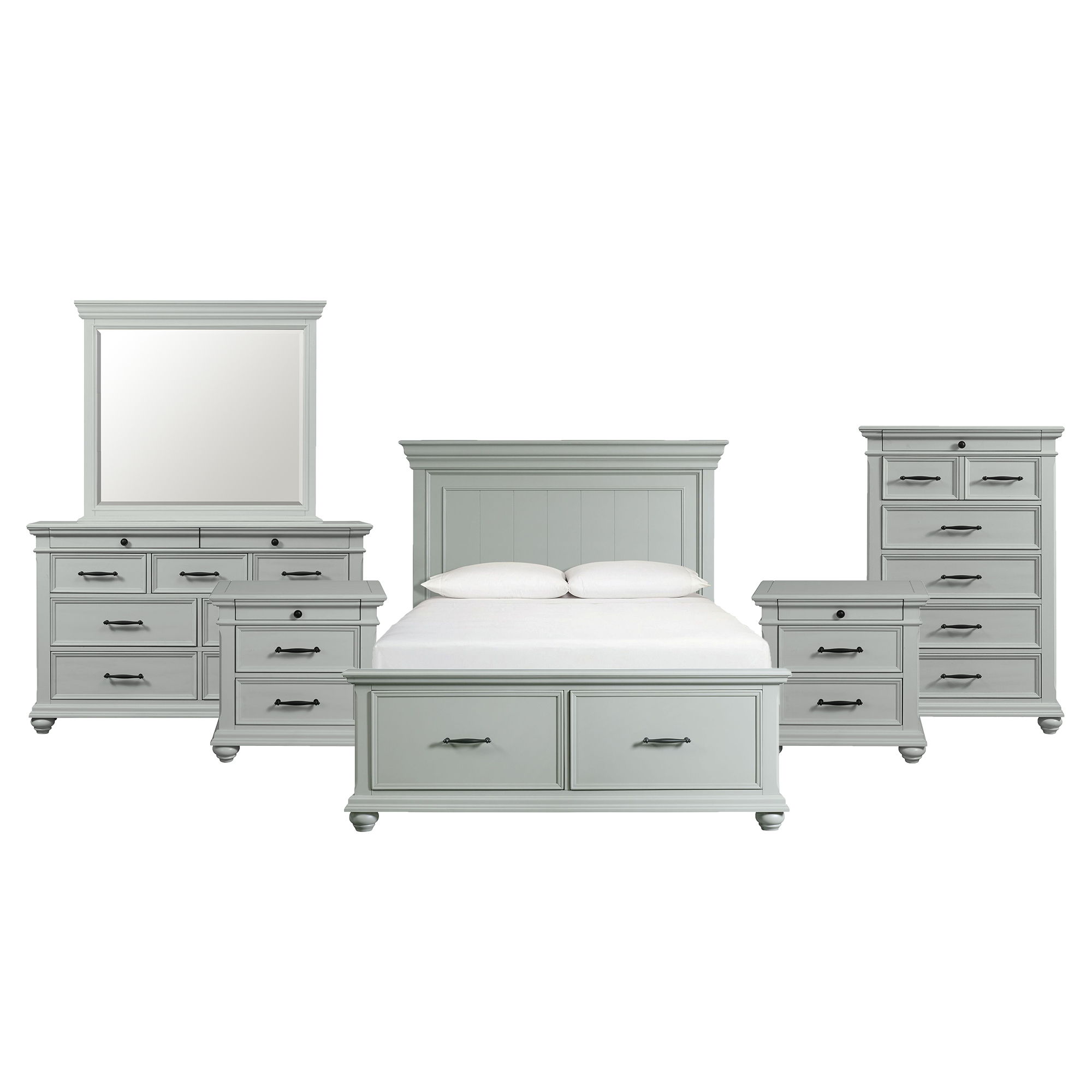 Queen · 6 Pc · Bedroom Set