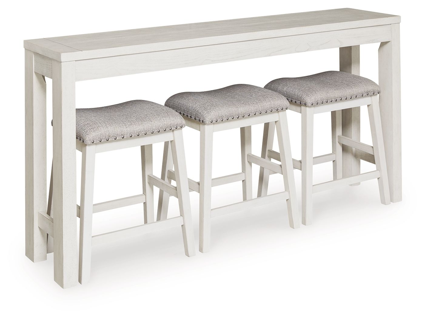 Rectangular Dining Room Counter Table Set (Set of 4)