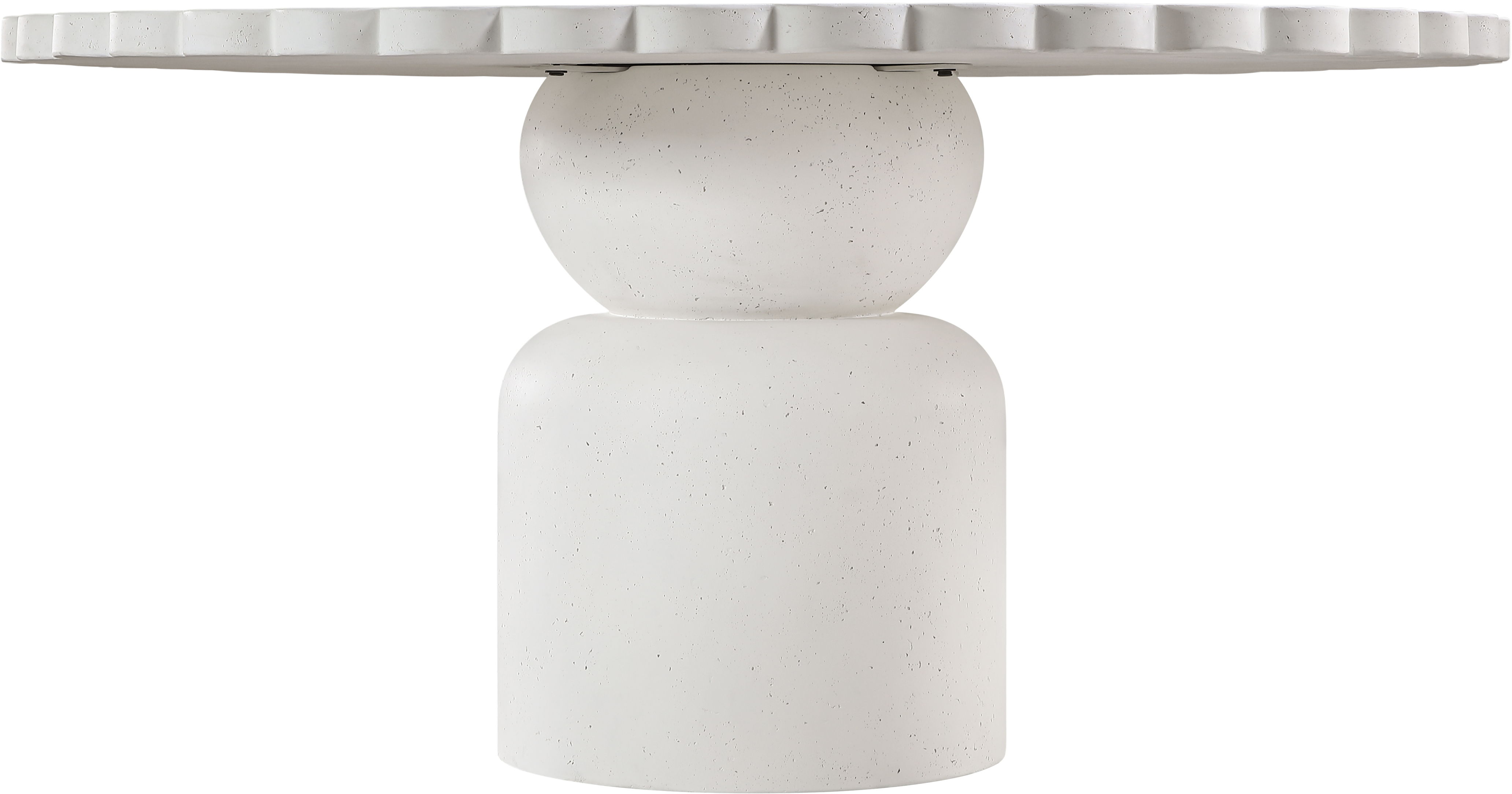 Petalia - 60'' Indoor/Outdoor Dining Table - Cream