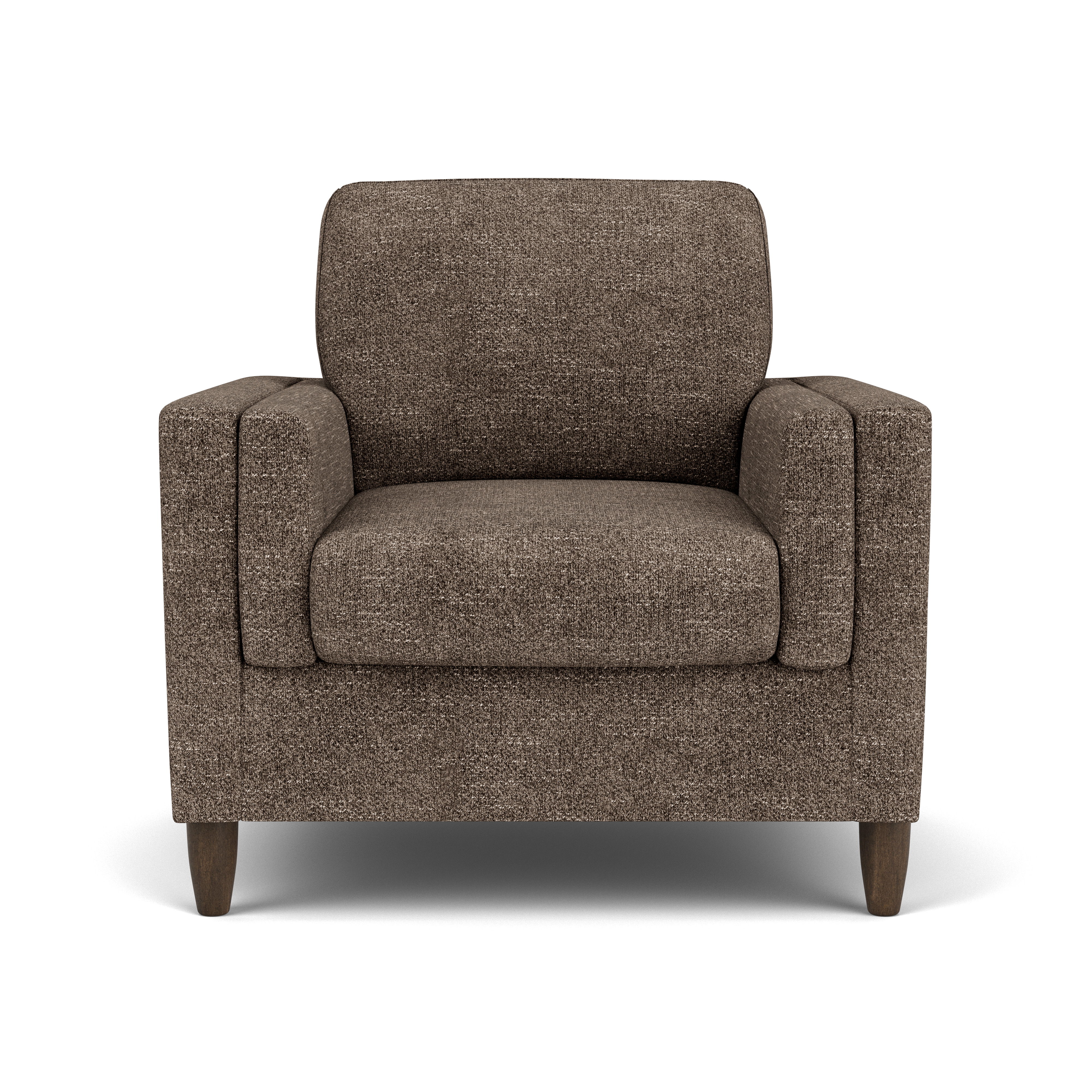 Thomas - Fabric Chair, dark brown, view 4