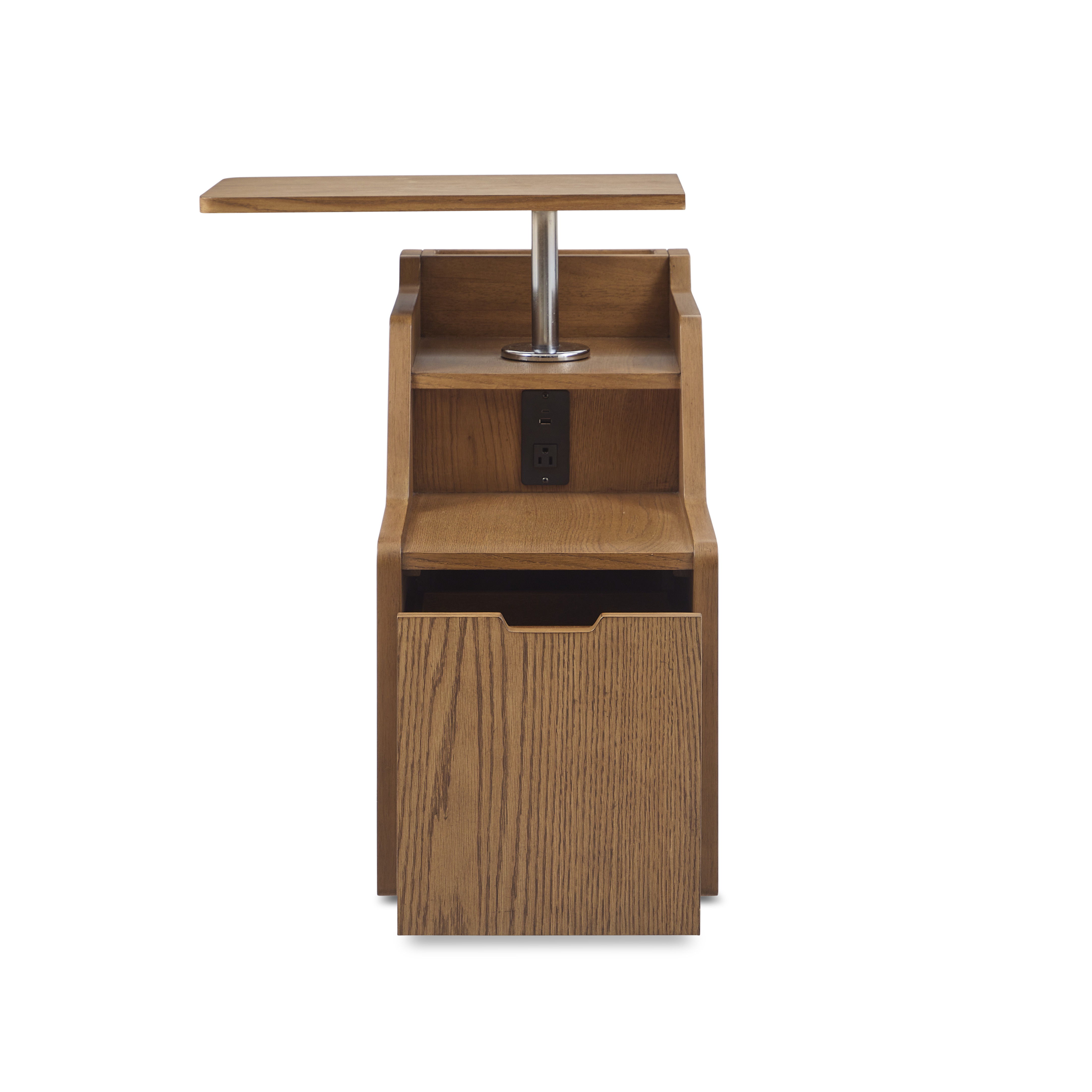 Sidekick - Smart Side Table - Light Brown, light brown, view 4