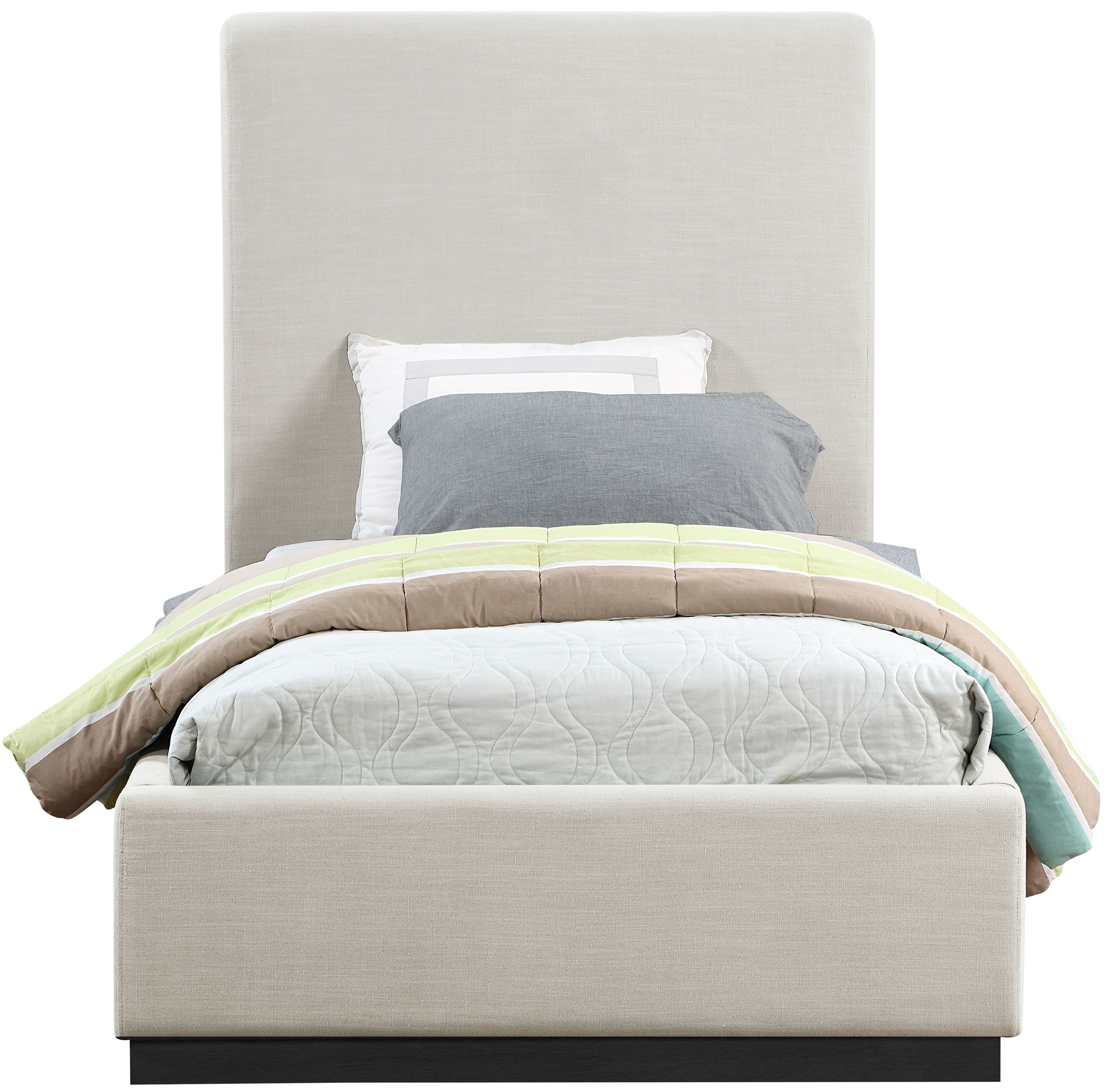 Alfie - Twin Bed - Beige