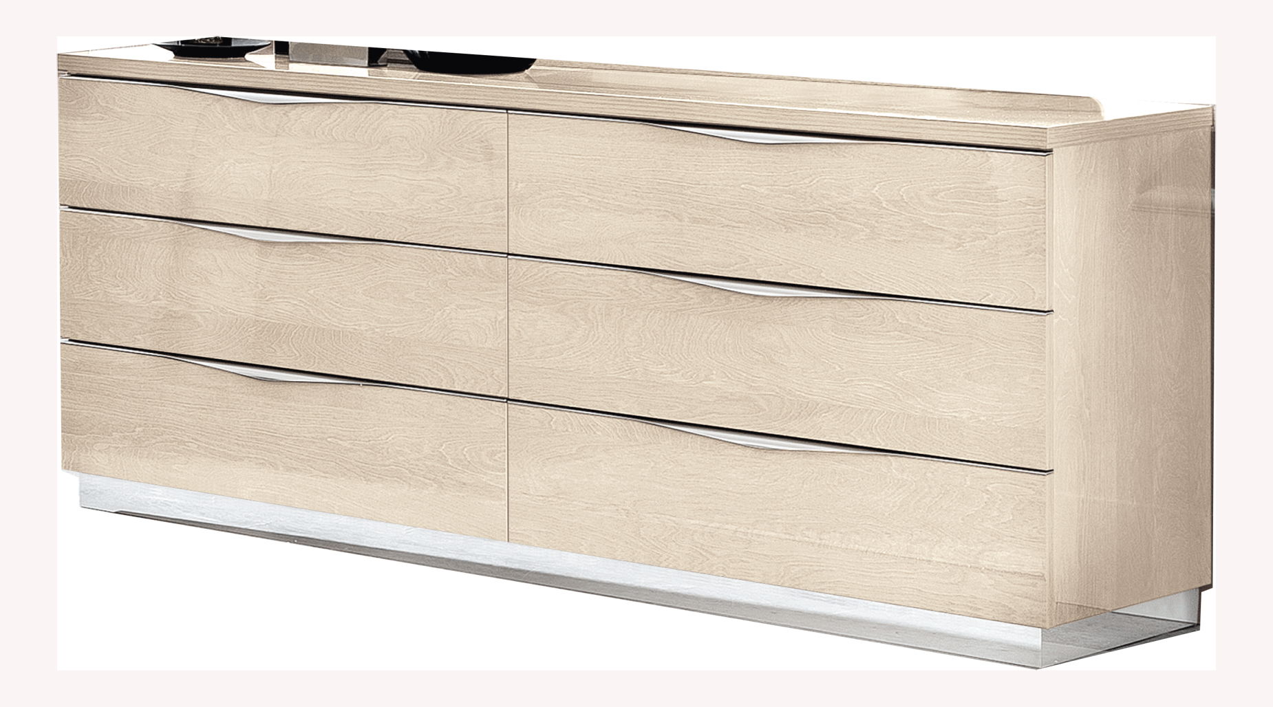 Platinum - Legno Double Dresser - Light Beige