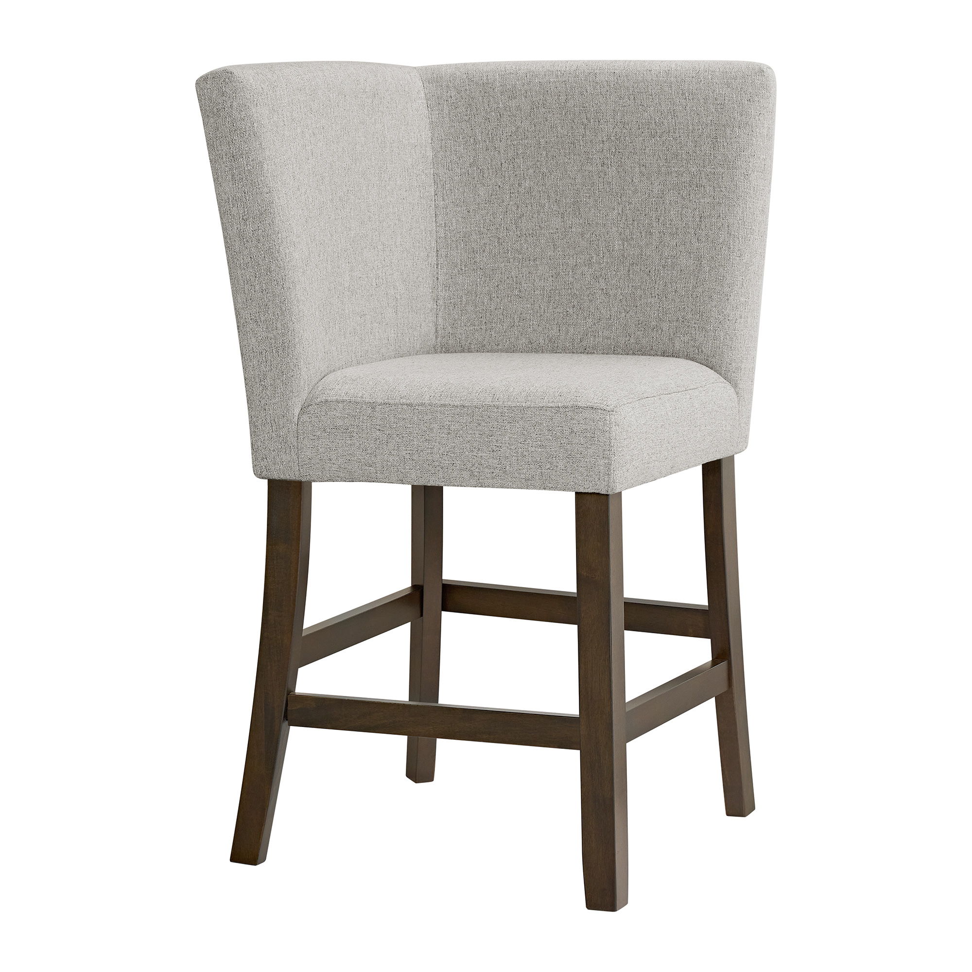 Counter Corner Bench With Upholstered Back