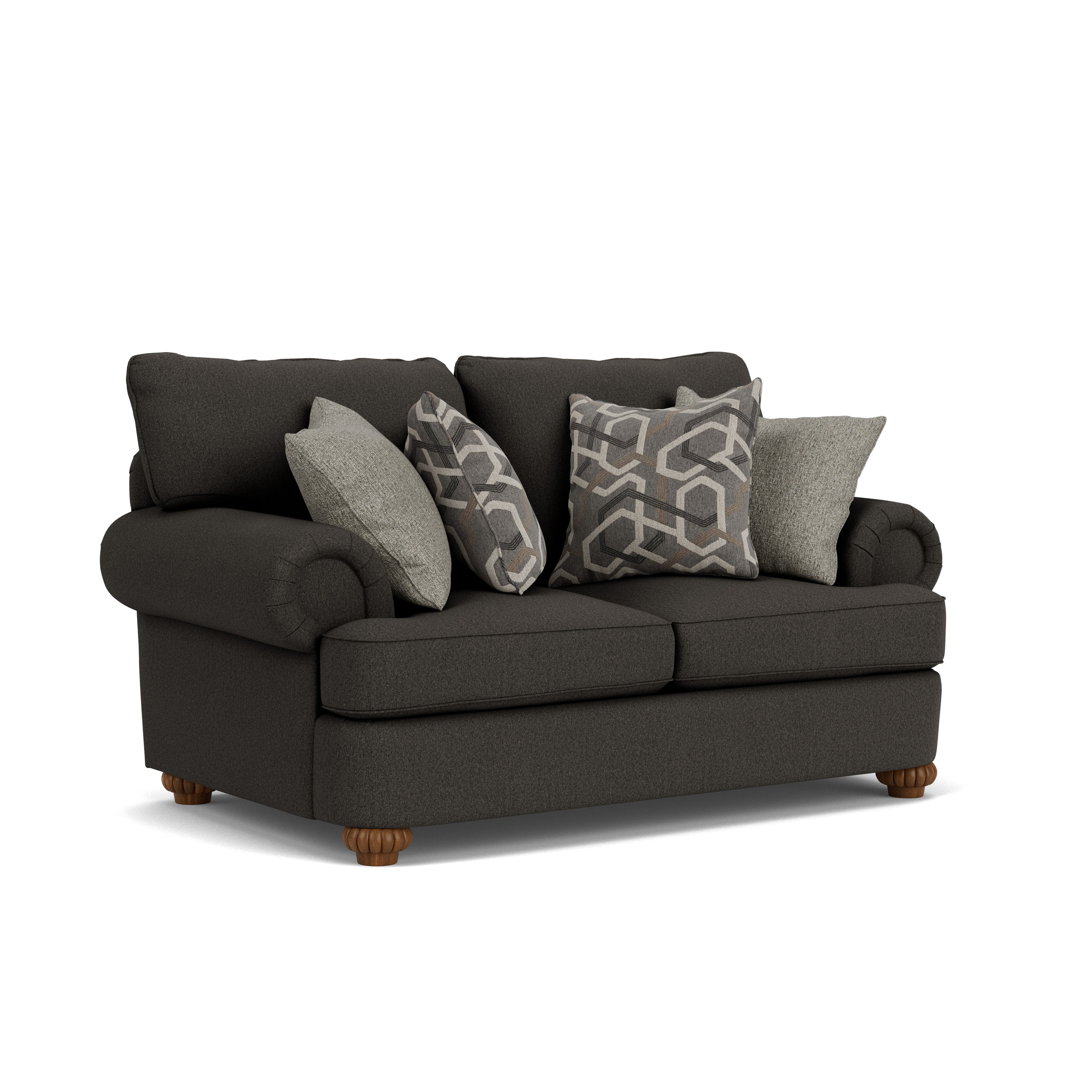 Patterson - Fabric Loveseat, light gray, view 2