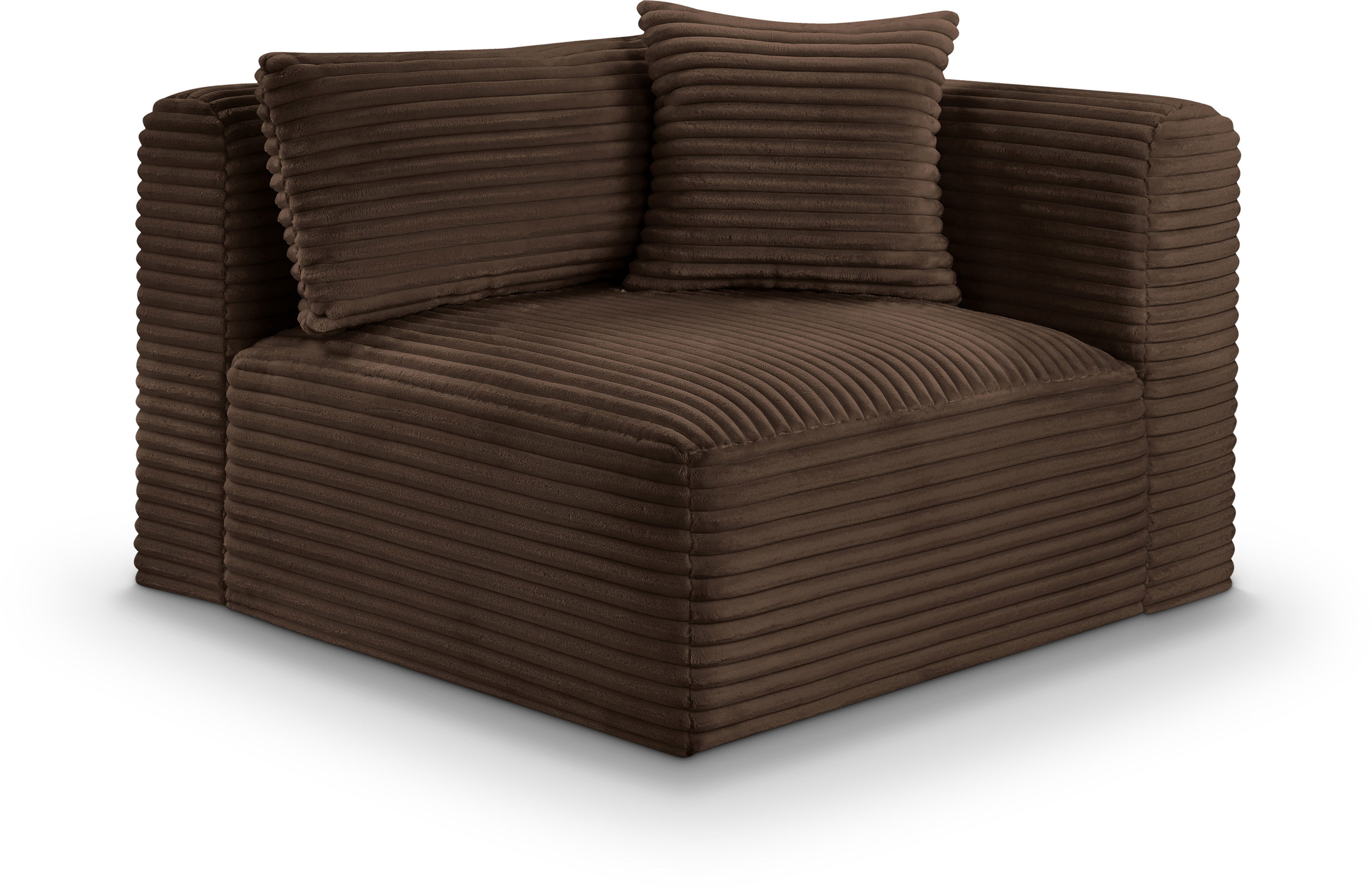Shaggy - Corner Chair - Brown