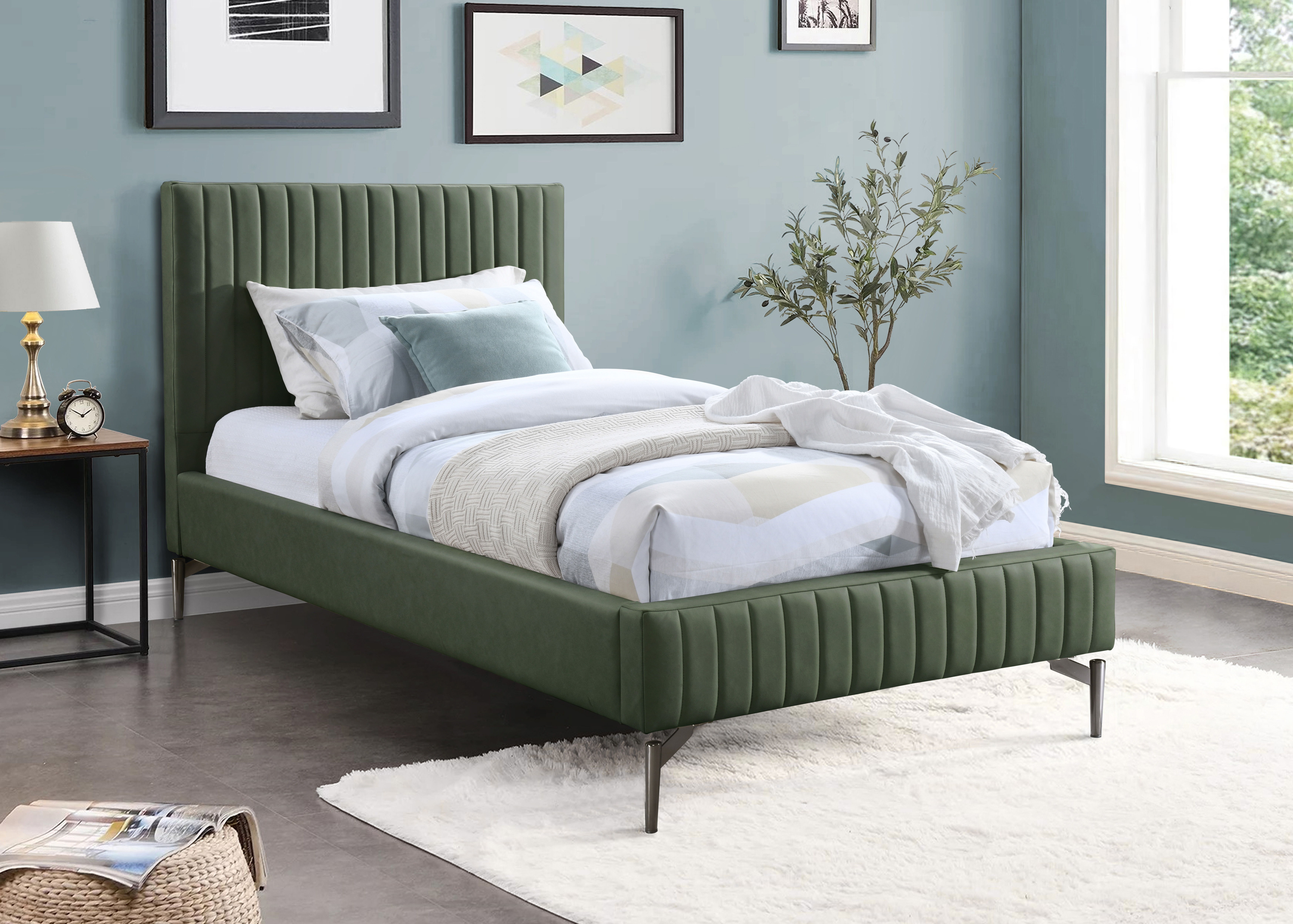 Gallo - Twin Bed - Green