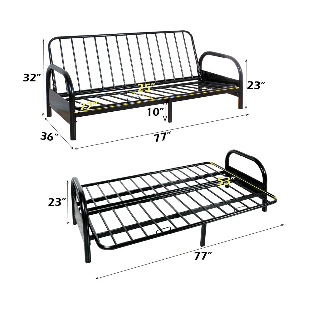Alfonso - Adjustable Sofa Frame - Black, black, view 4
