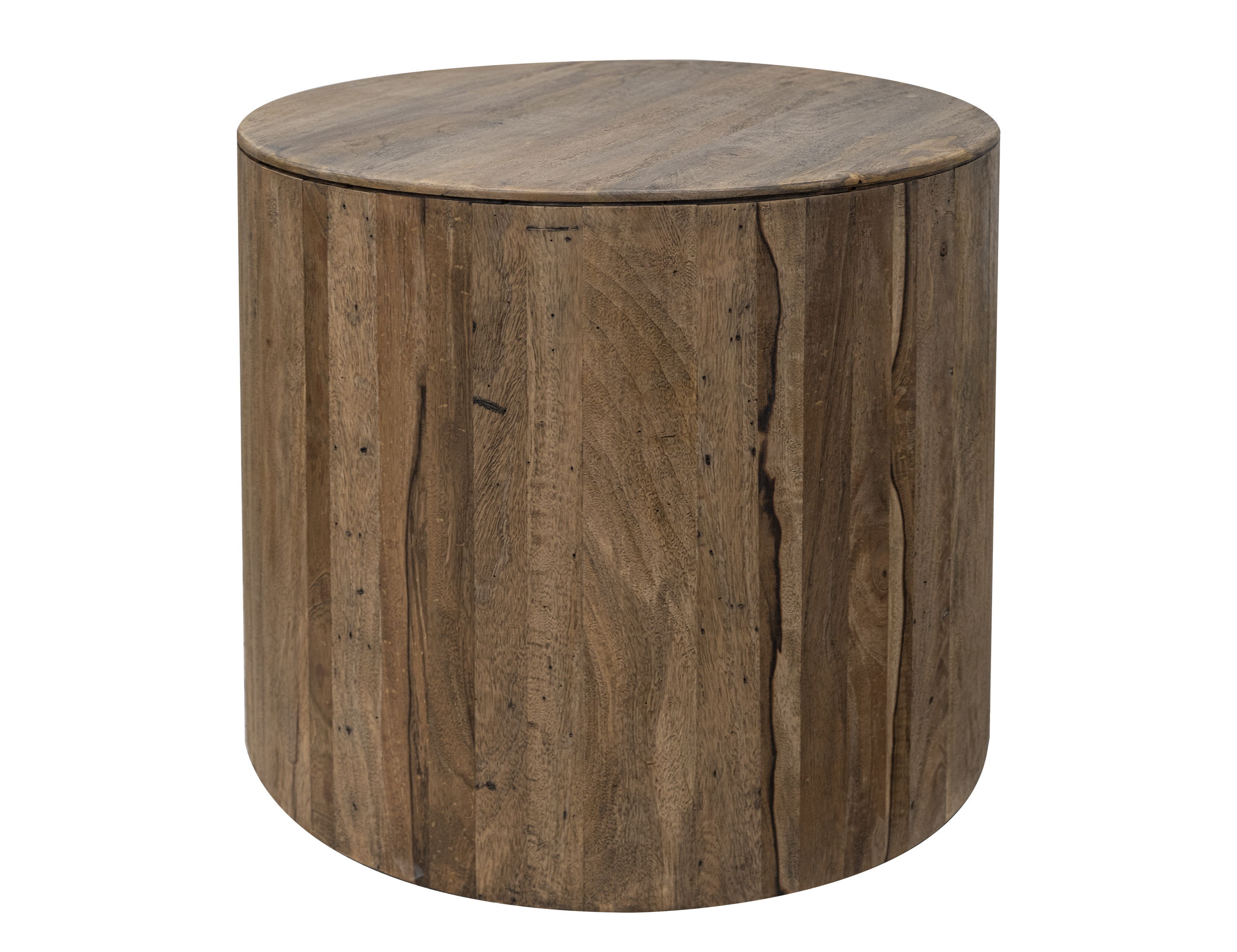 International Furniture Direct Balam - End Table - Almond / Barrel Brown