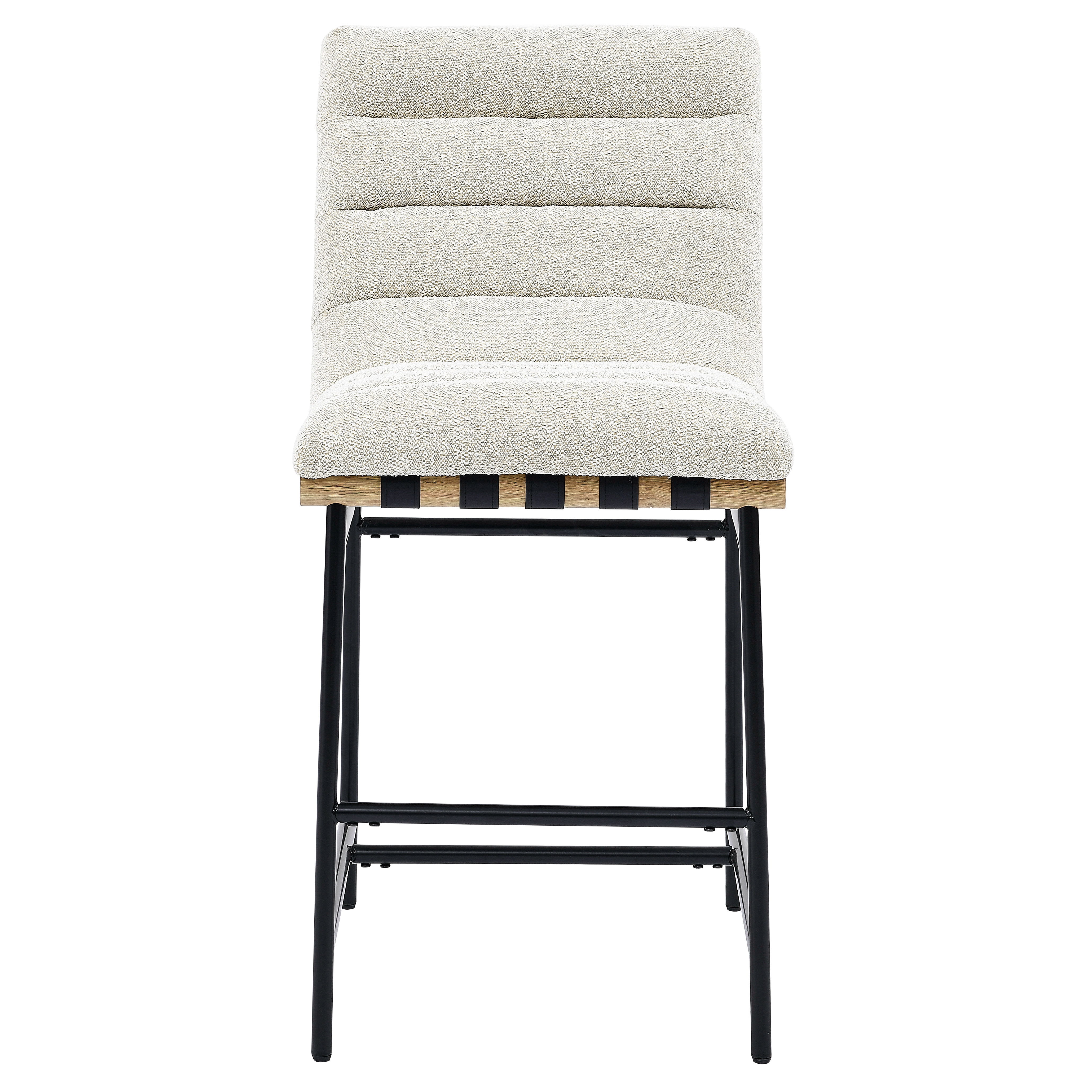 Nicco - Polyester Counter Chair (Set of 2) - White