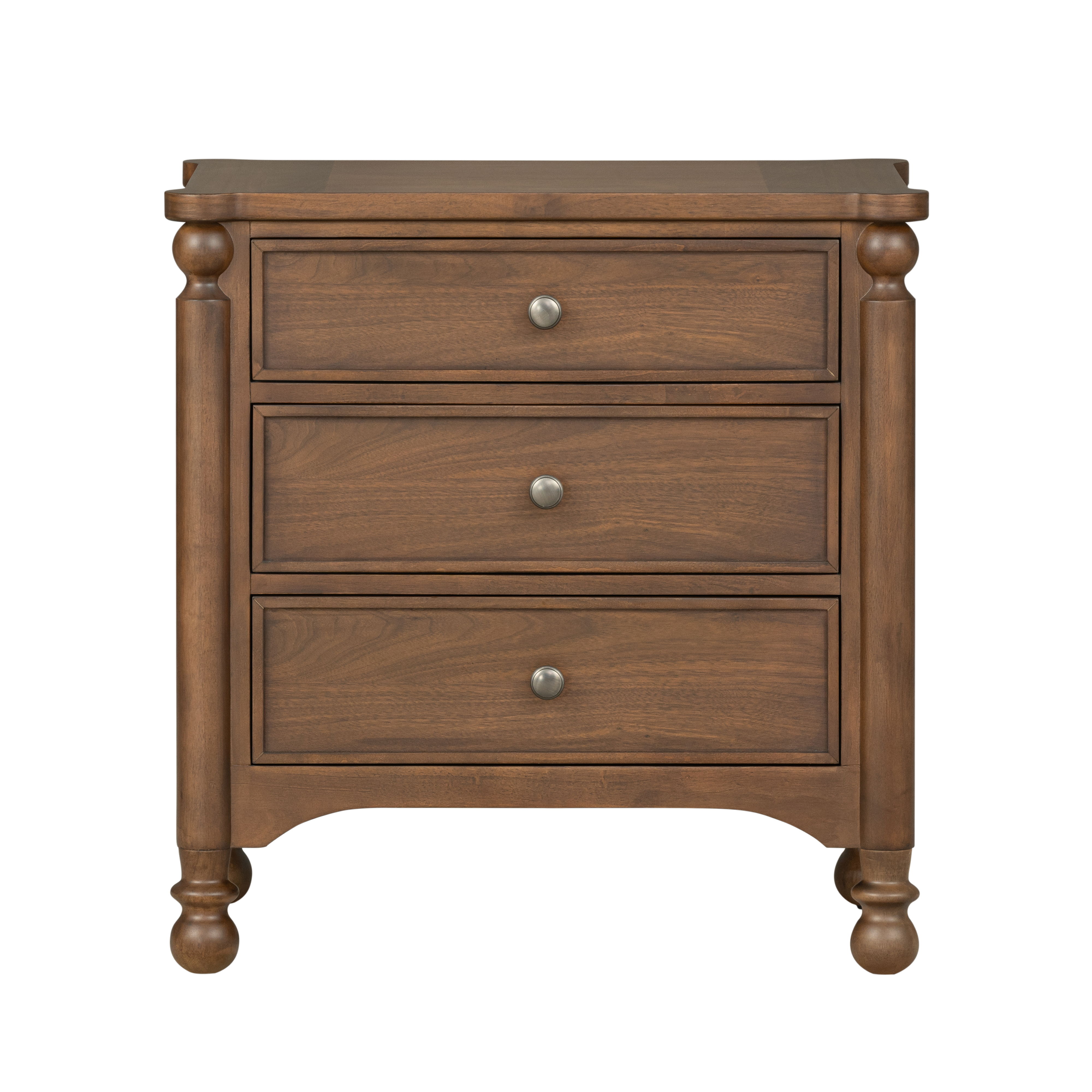 Azalea - Nightstand - Walnut, dark brown, view 2