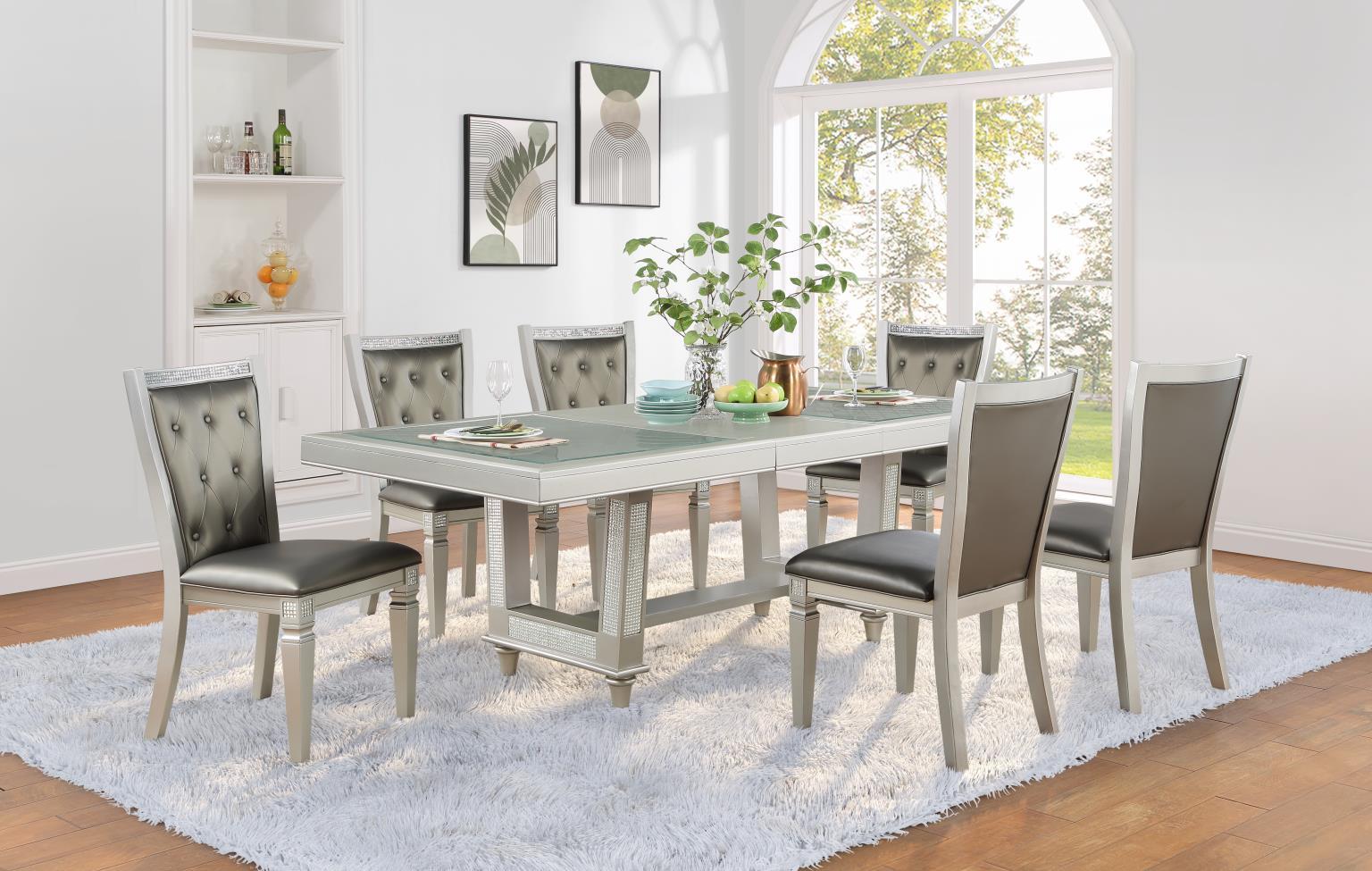 7 Pc · Table, 6 Side Chairs