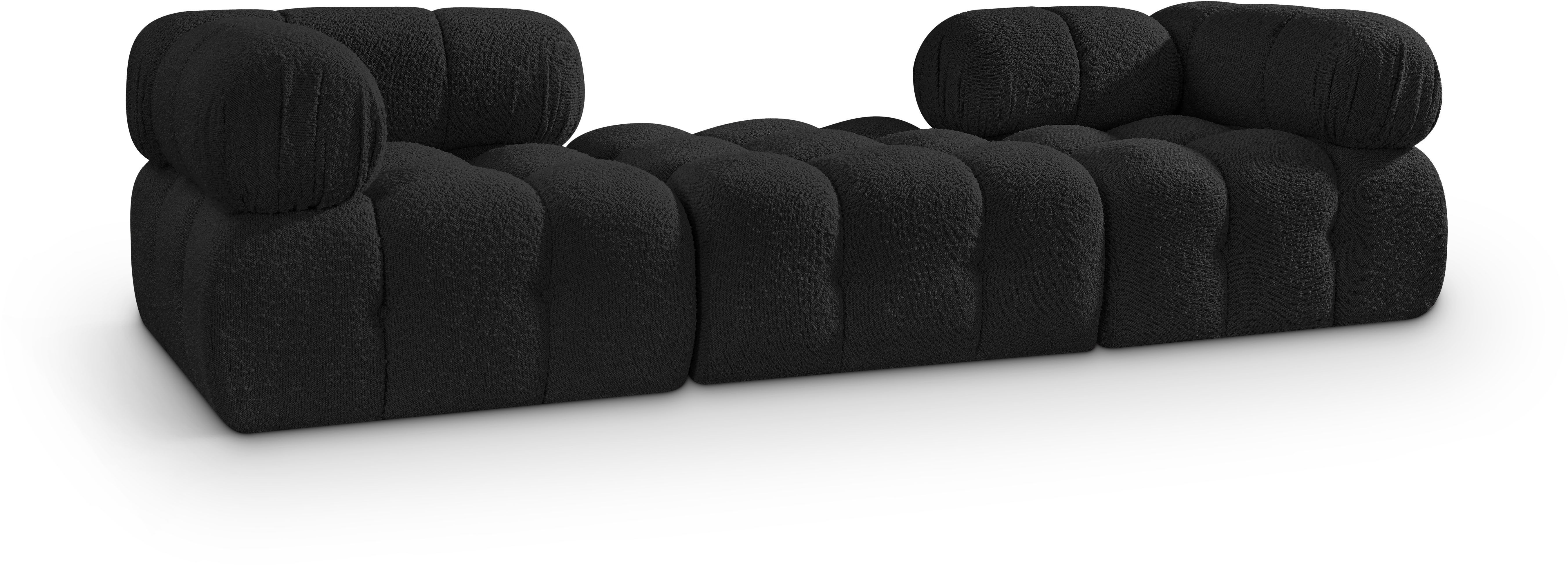3 Pc · Boucle Fabric 102" Modular Sofa