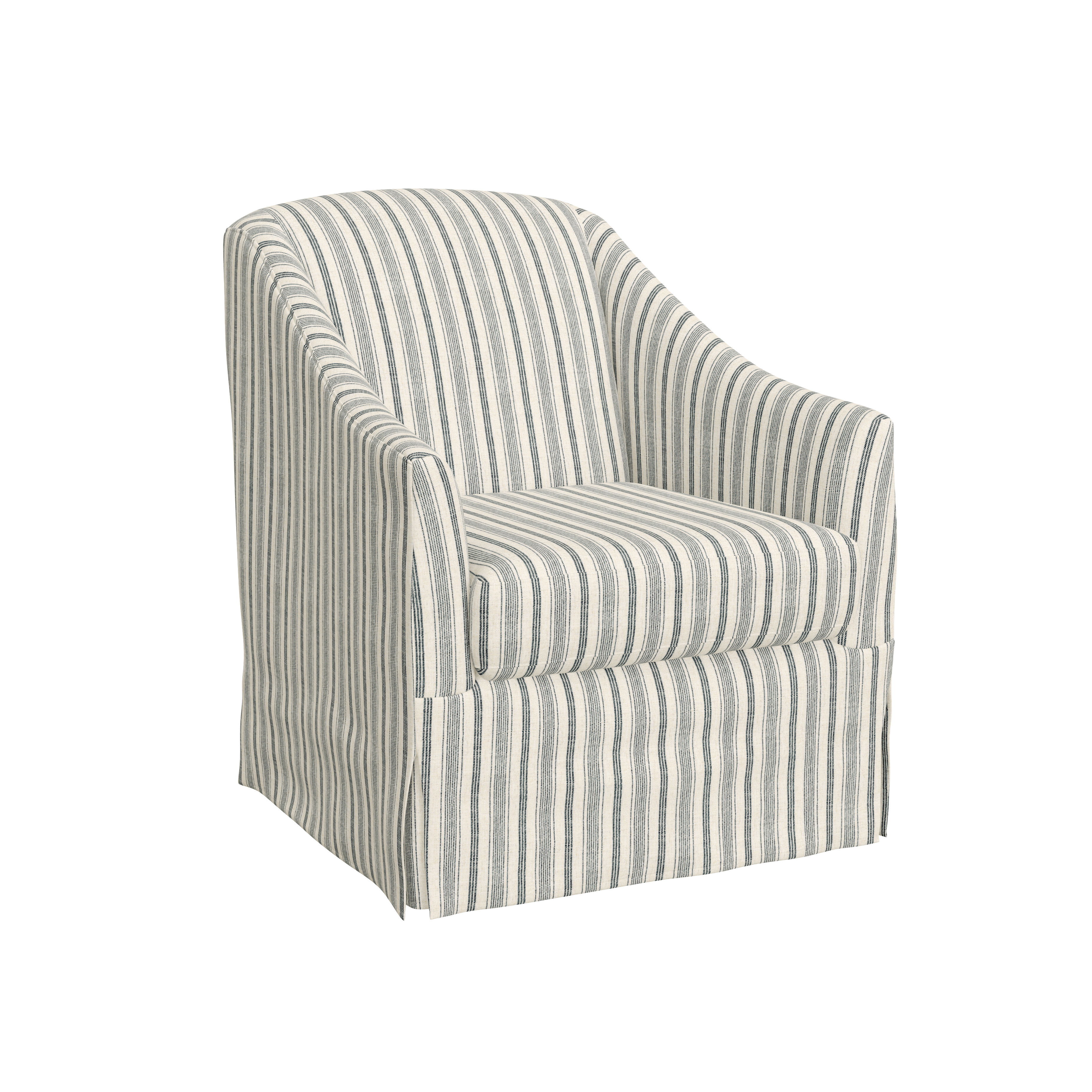 Adalee - Swivel Accent Chair - Sailor Stripe