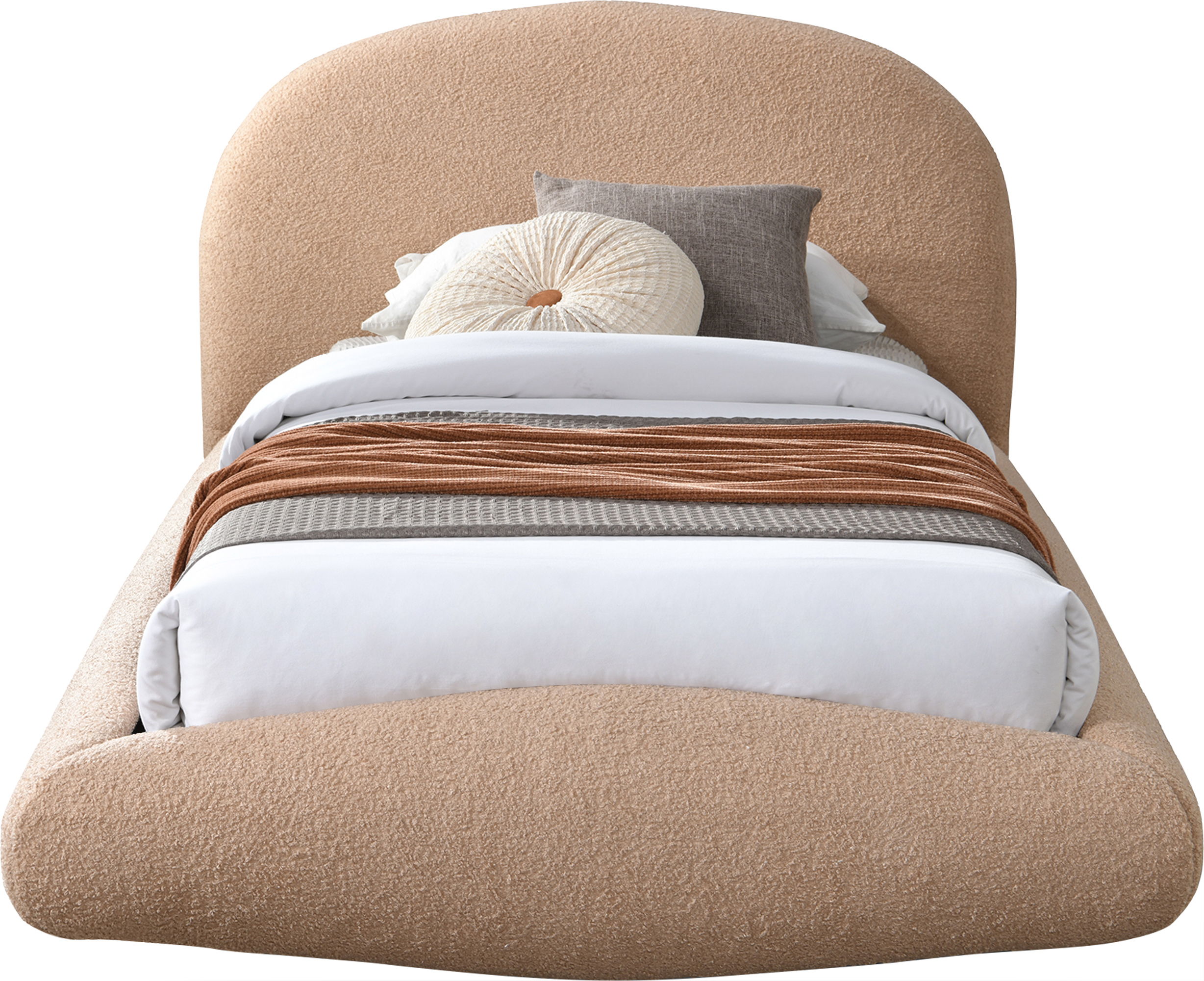 Genesis - Twin Bed - Beige